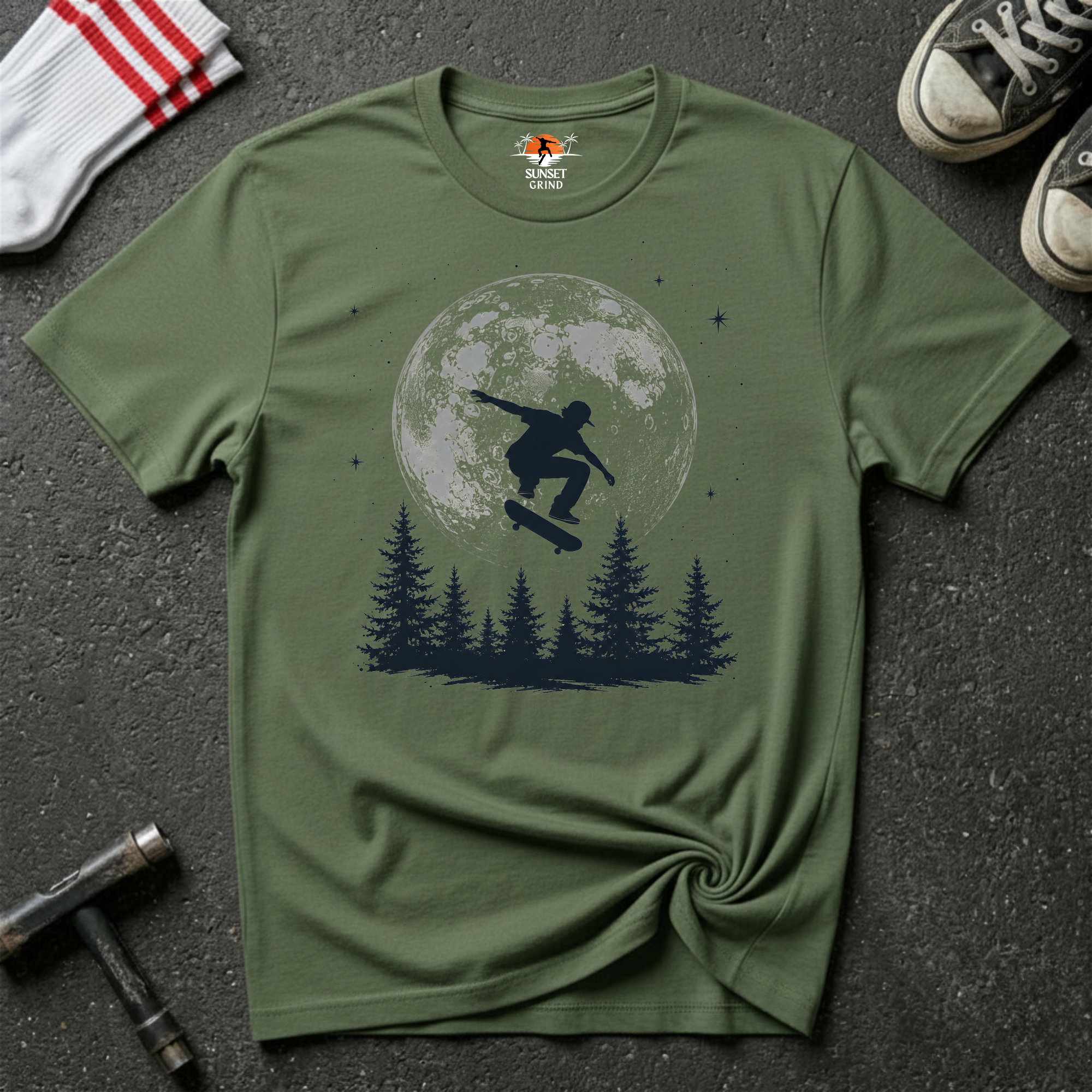 MOON SKATER T-Shirt