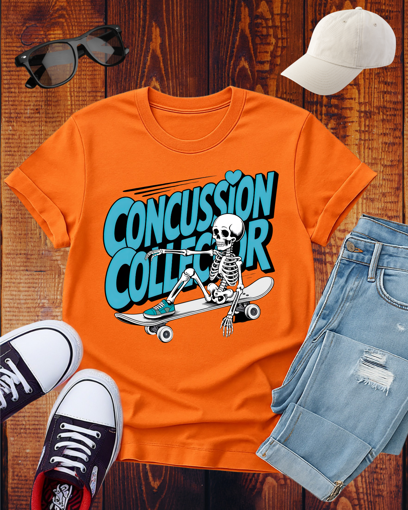 CONCUSSION COLLECTOR TURQUOISE T-Shirt
