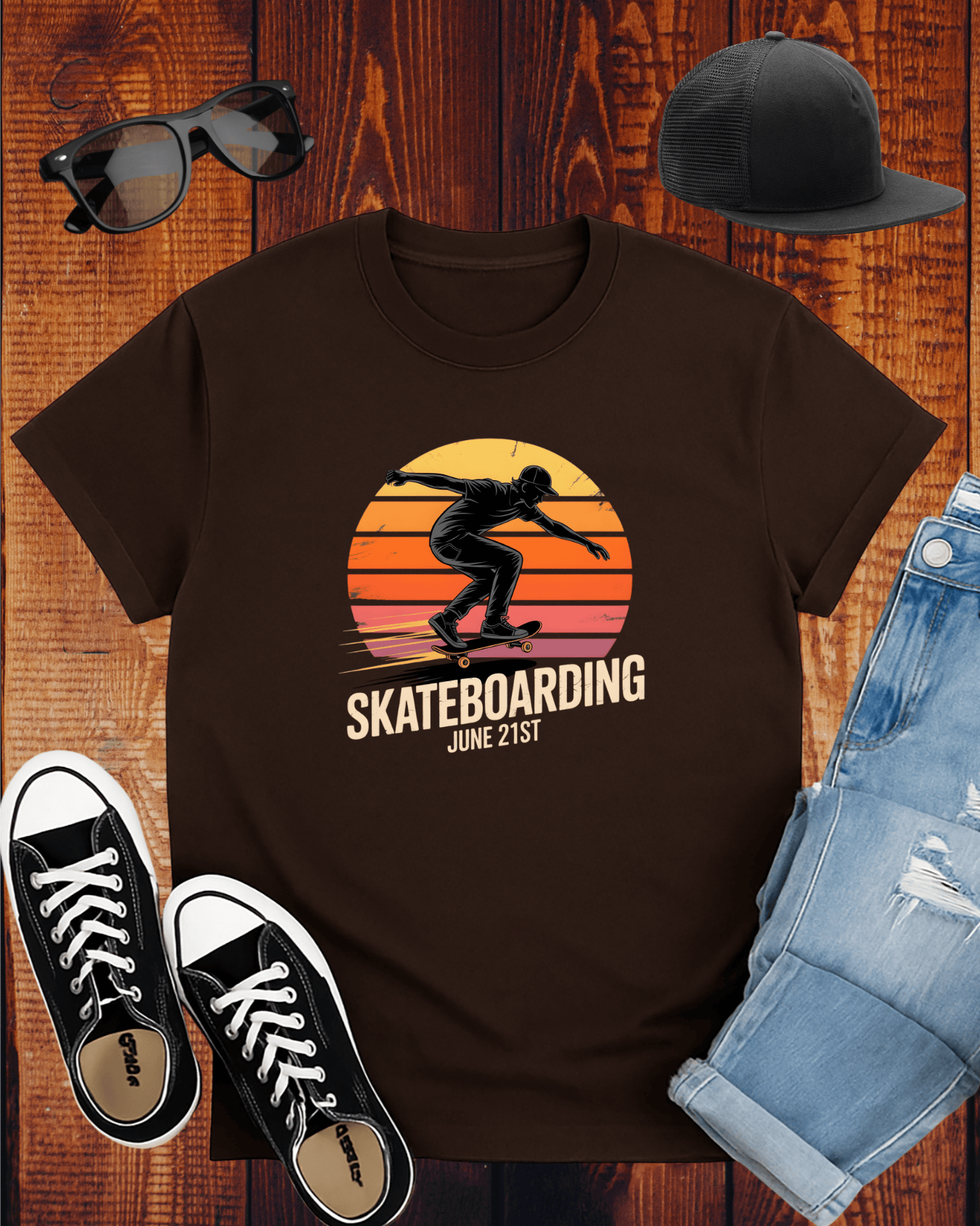 SKATEBOARDING JUNE 21ST T-Shirt