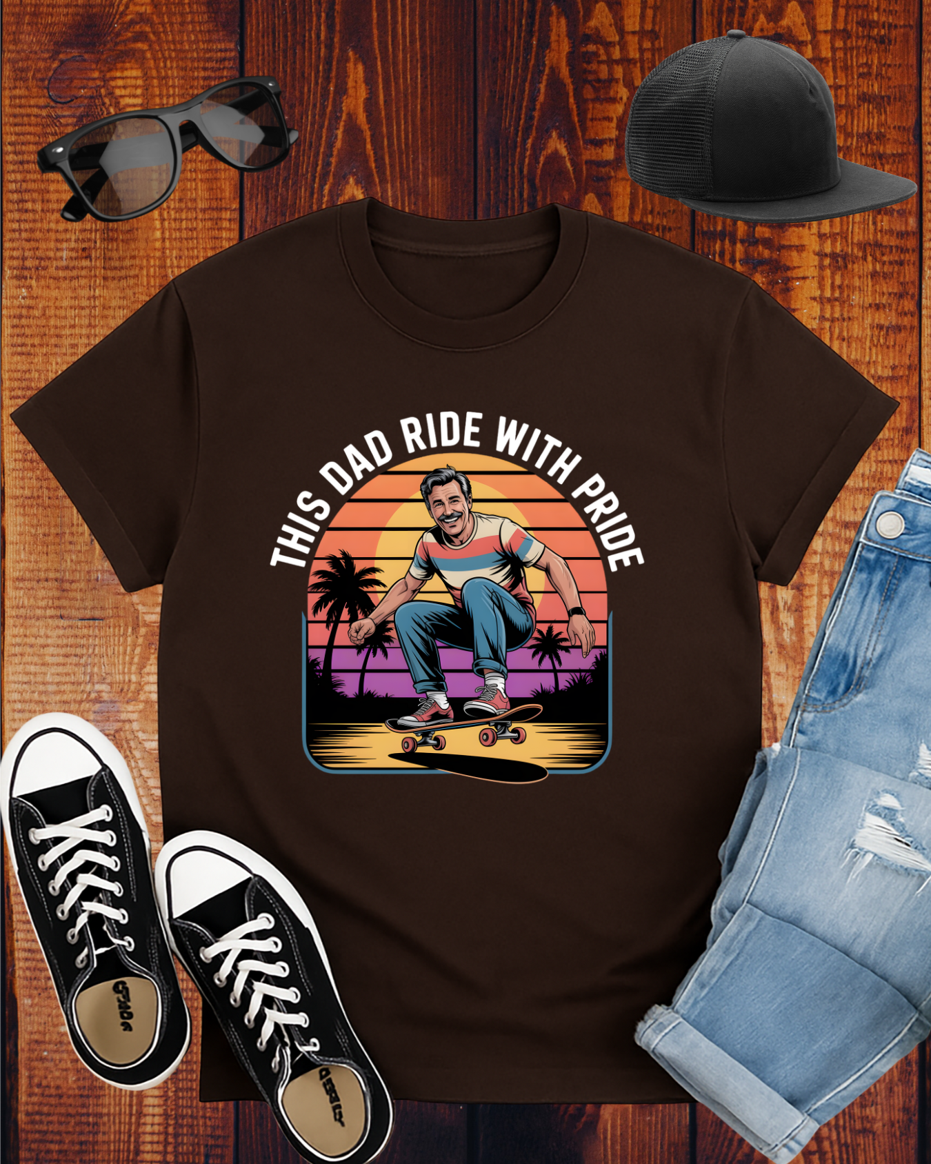 THIS DAD RIDE WITH PRIDE T-Shirt