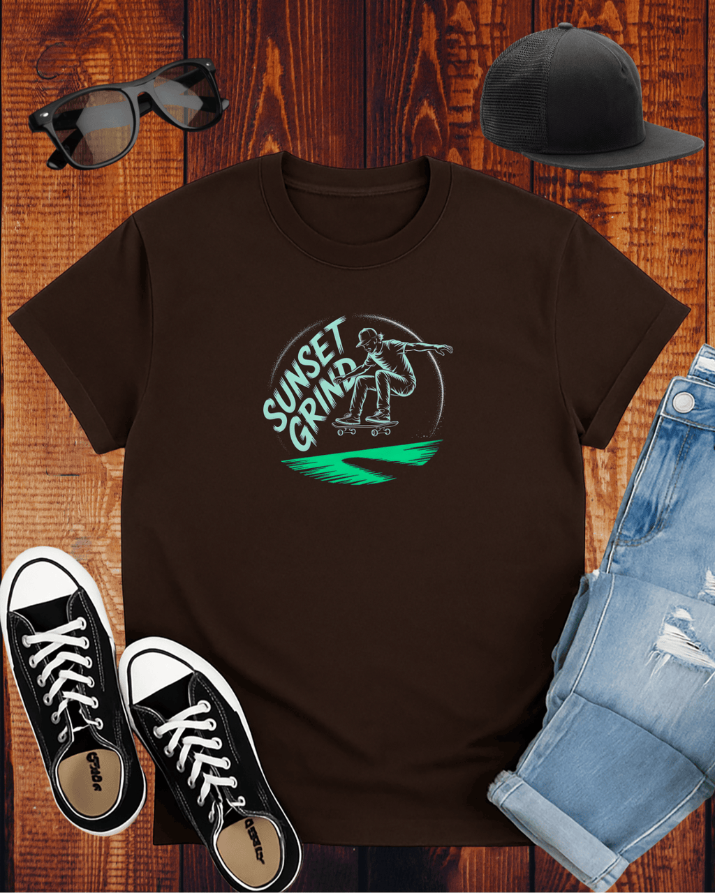 URBAN SUNSET FLOW T-Shirt