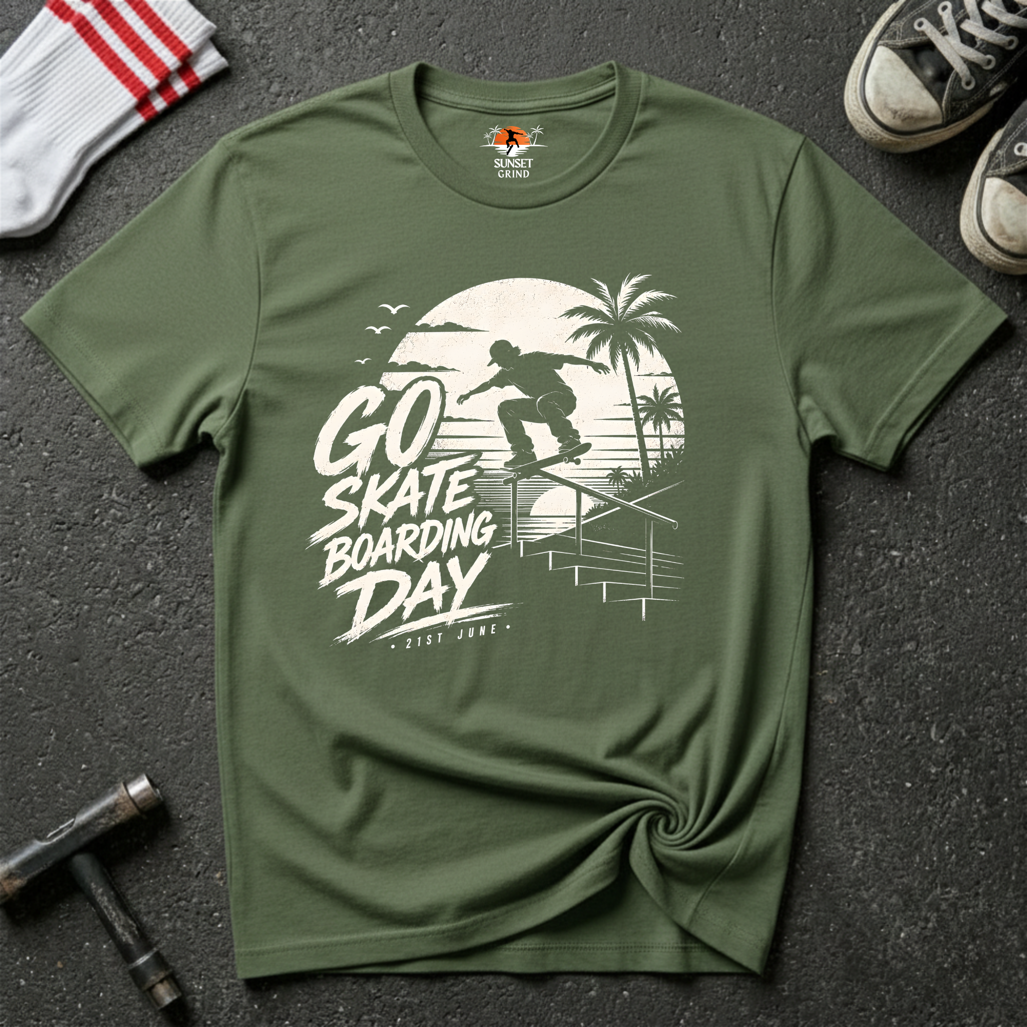 GO SKATEBOARDING DAY T-Shirt