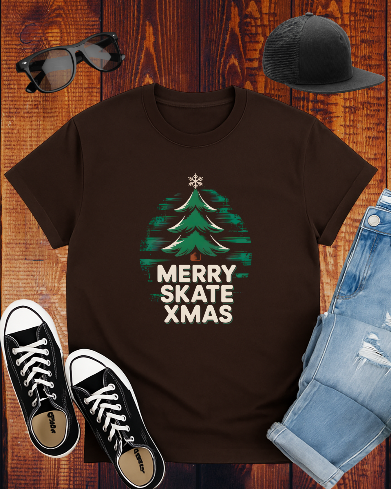 MERRY SKATE XMAS T-Shirt