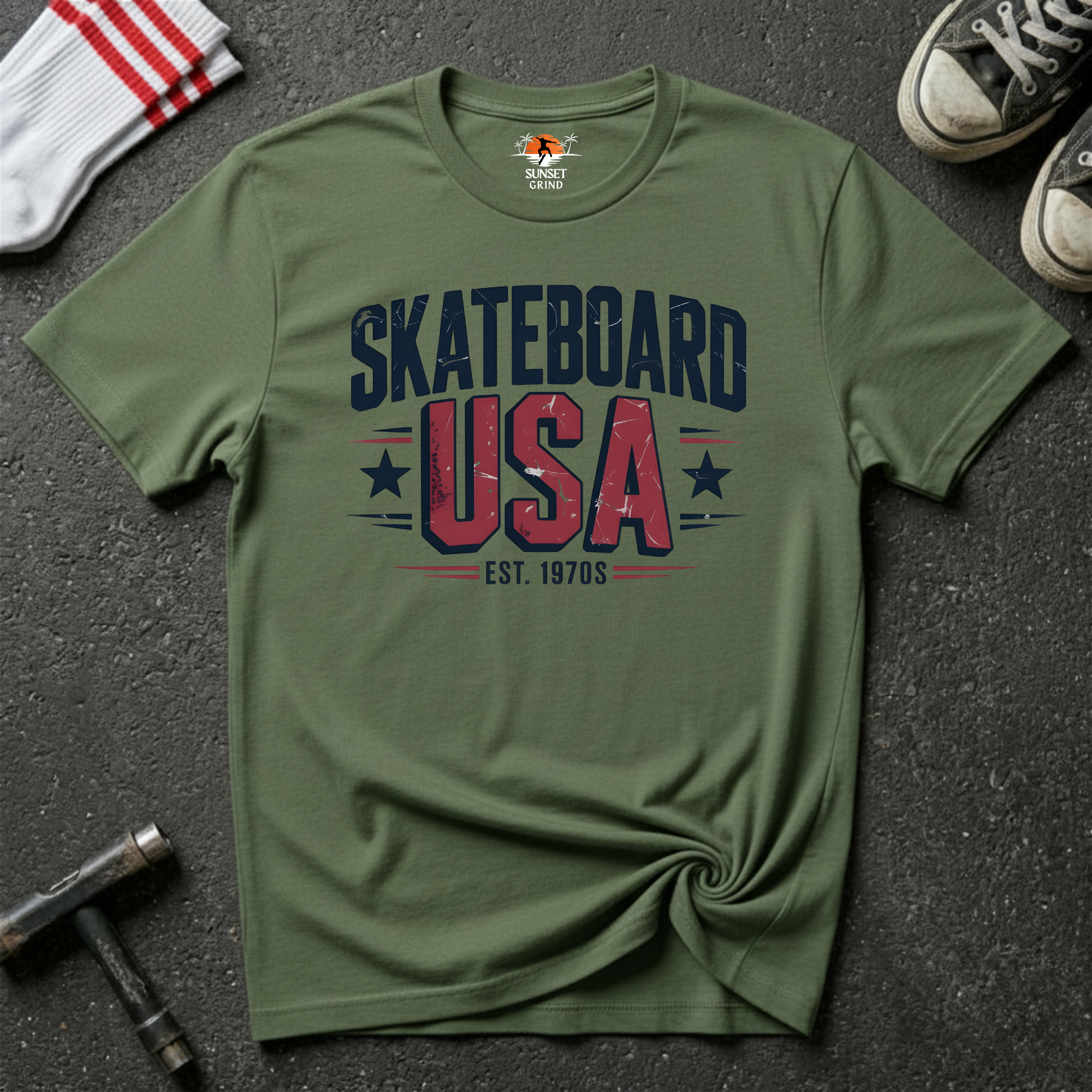SKATEBOARD USA T-Shirt