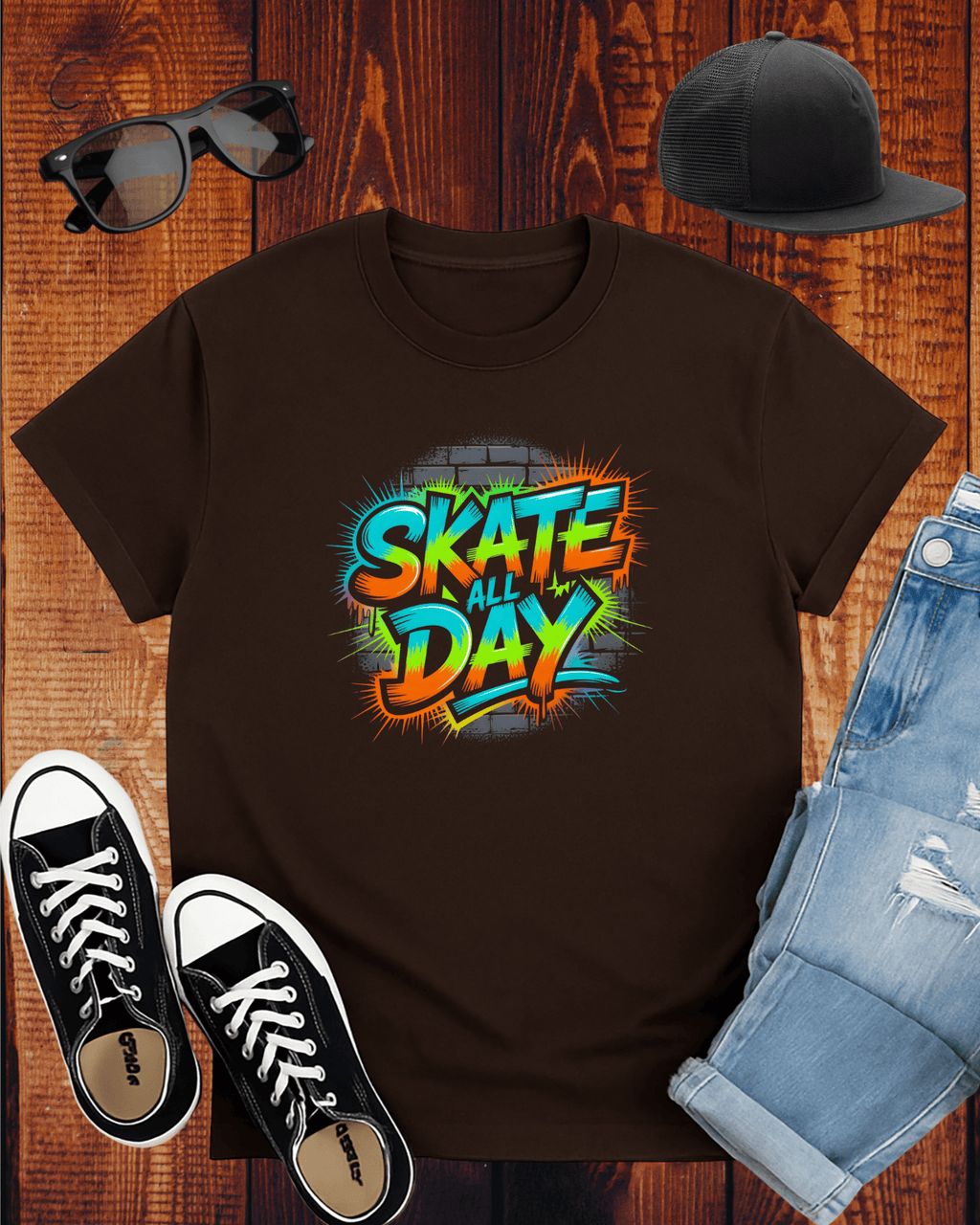 SKATE ALL DAY 2 T-Shirt