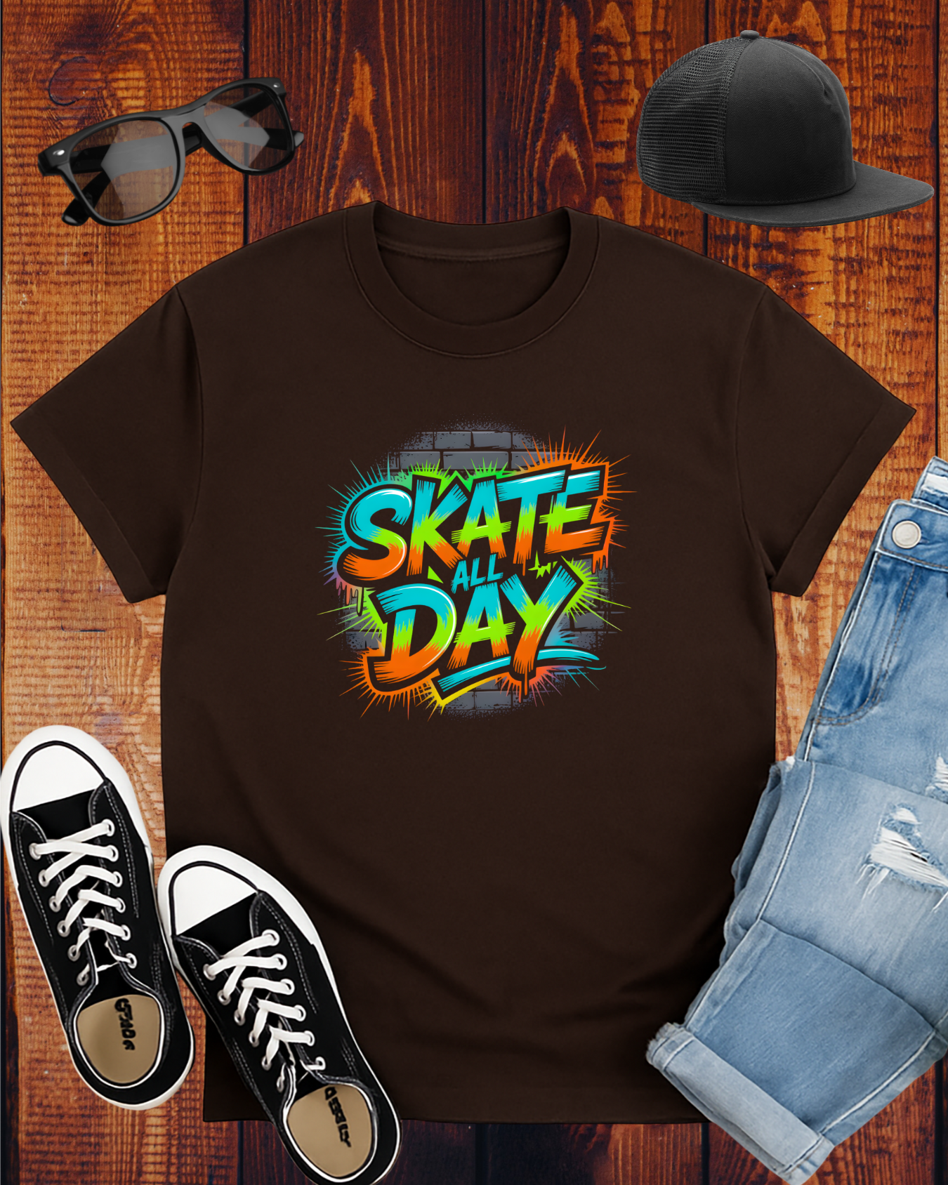 SKATE ALL DAY 2 T-Shirt