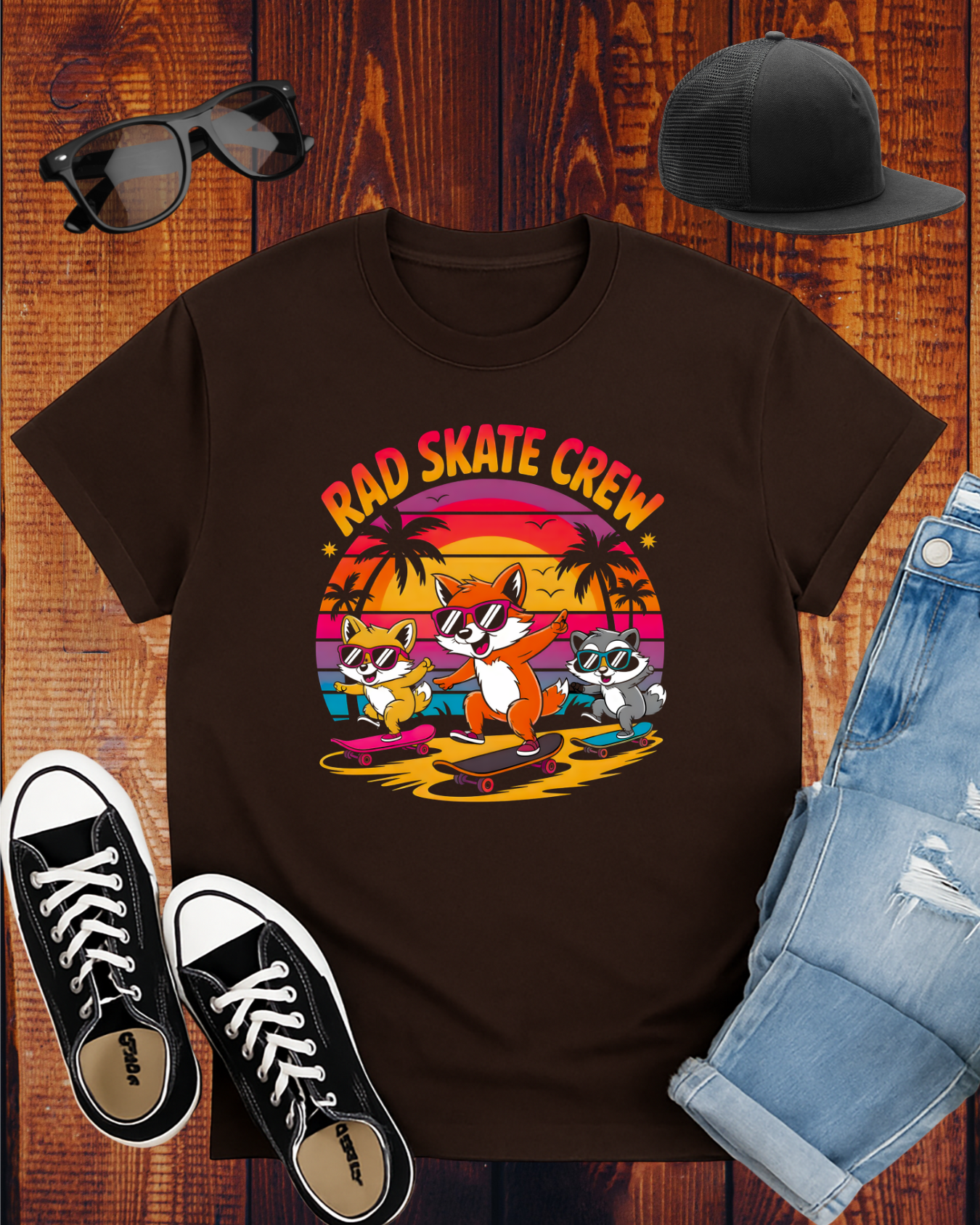 RAD SKATE CREW T-Shirt