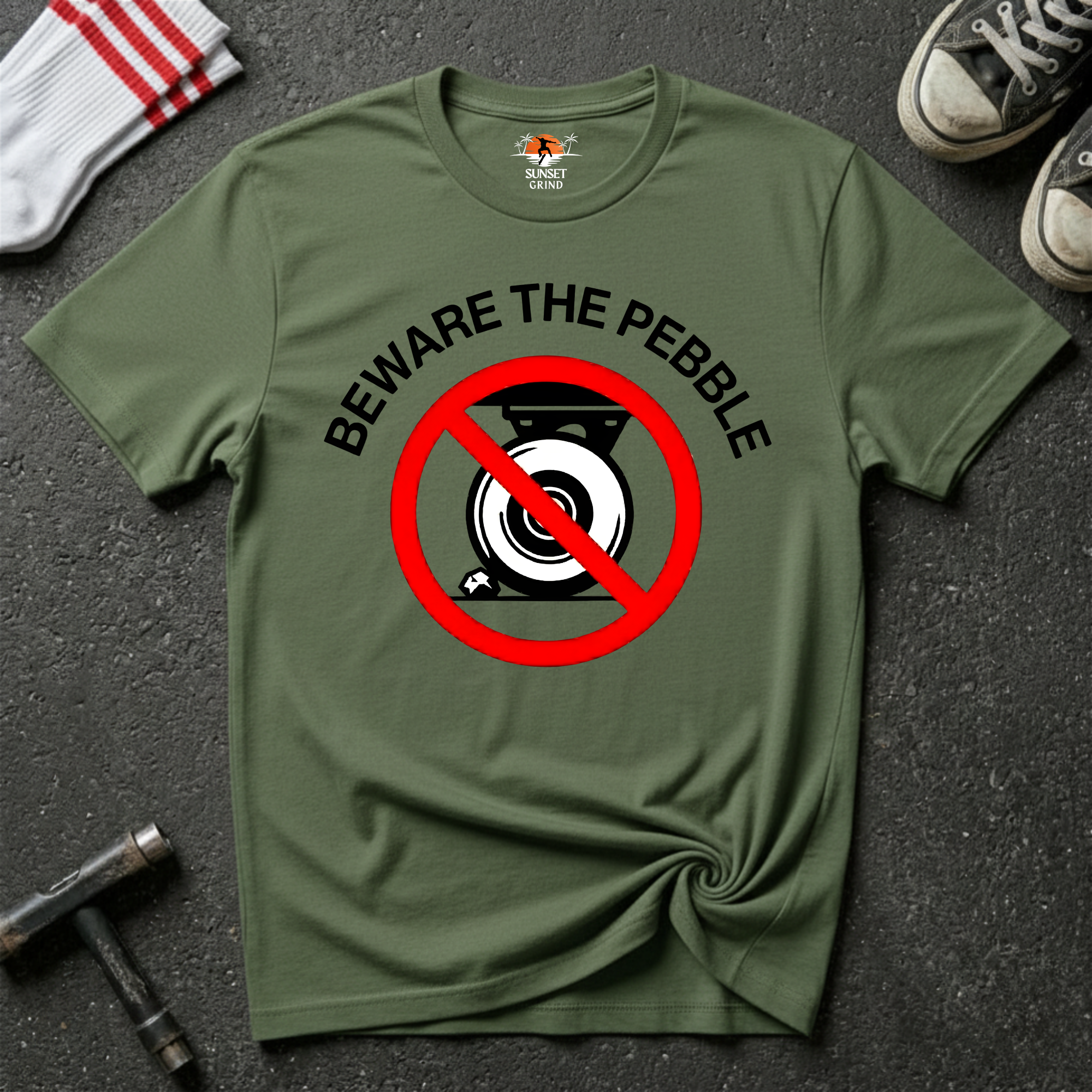 BEWARE THE PEBBLE T-Shirt