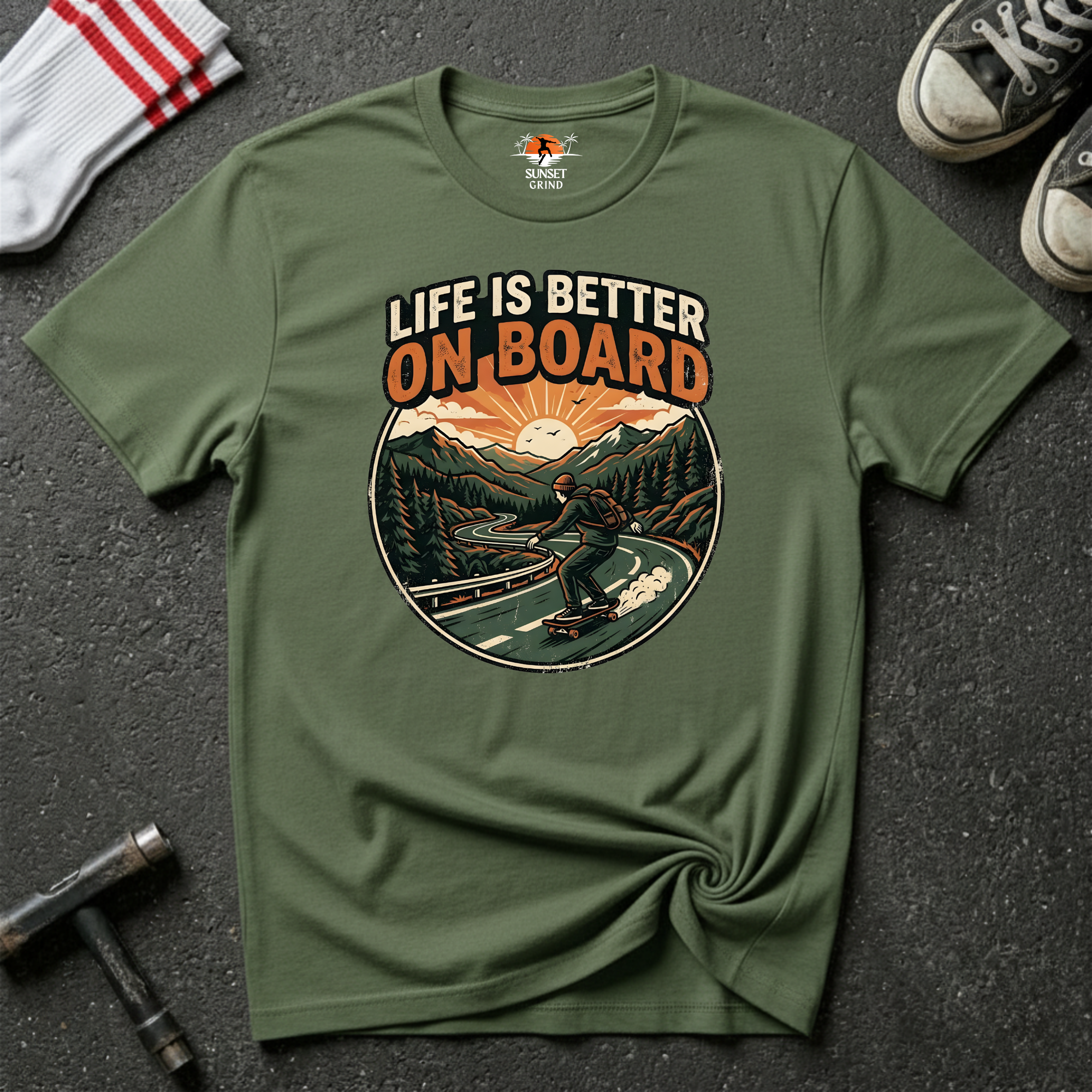 LIFE IS BETTER ON BOARD T-Shirt