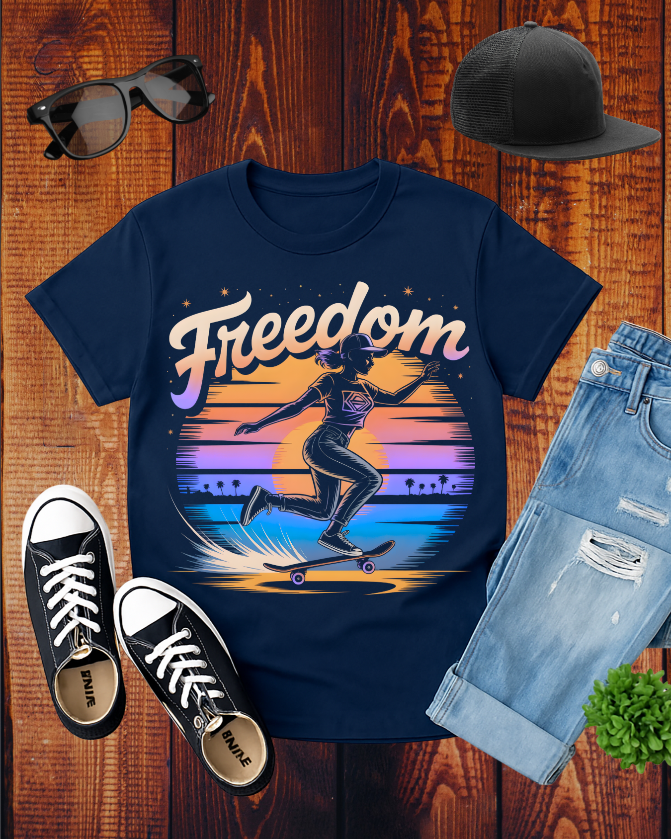 FREEDOM SKATE HORIZON T-Shirt