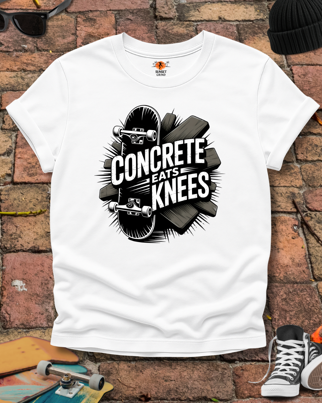 Concrete Eats Knees T-Shirt