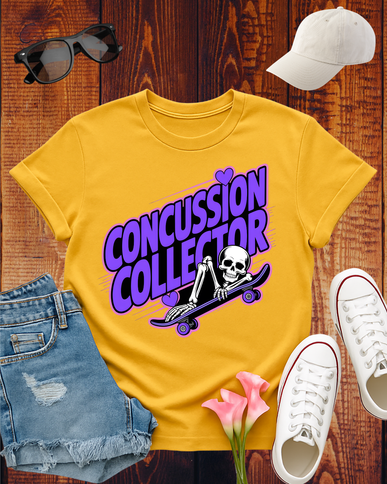 CONCUSSION COLLECTOR PURPLE T-Shirt