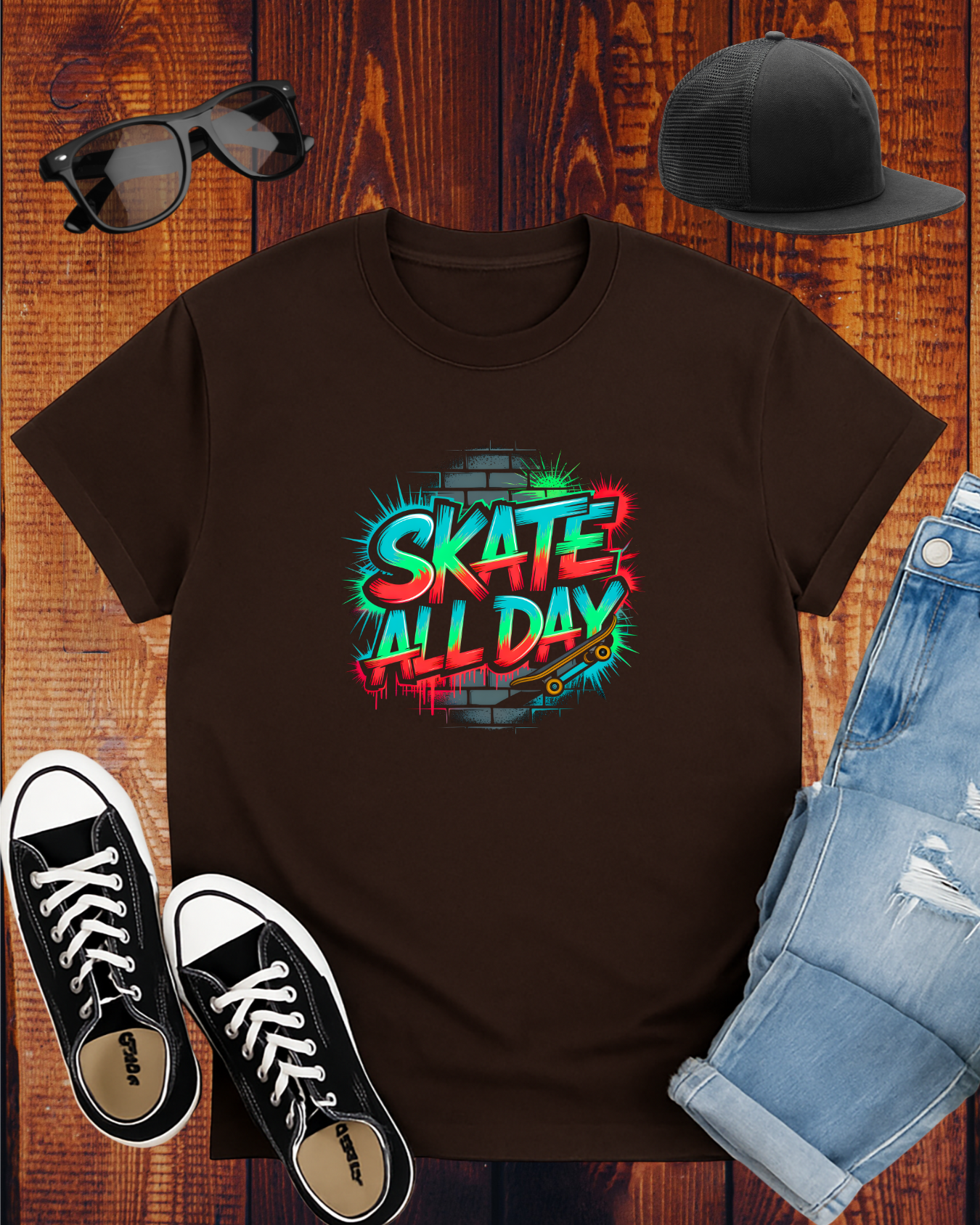 SKATE ALL DAY T-Shirt