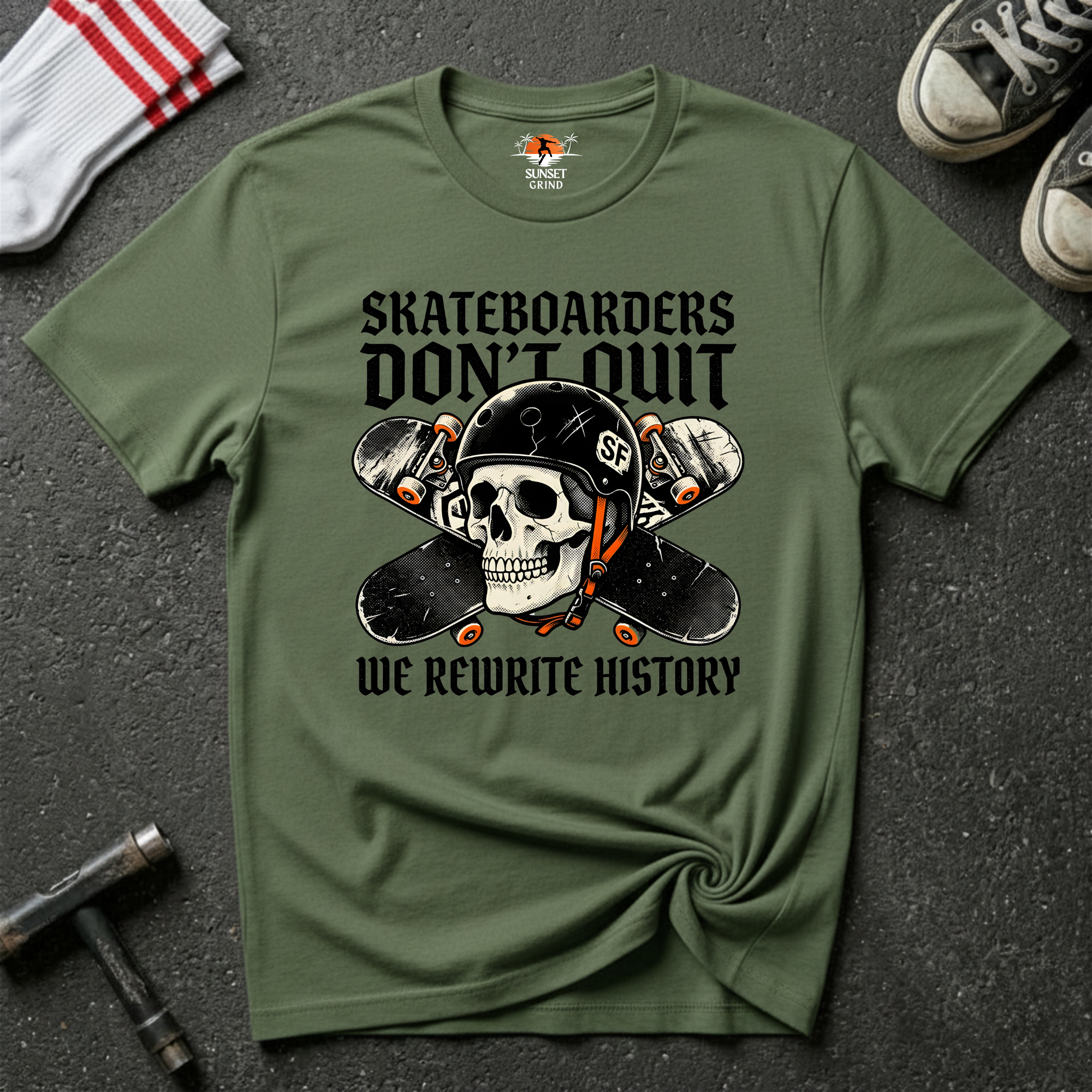 SKATEBOARDERS DON'T QUIT T-Shirt