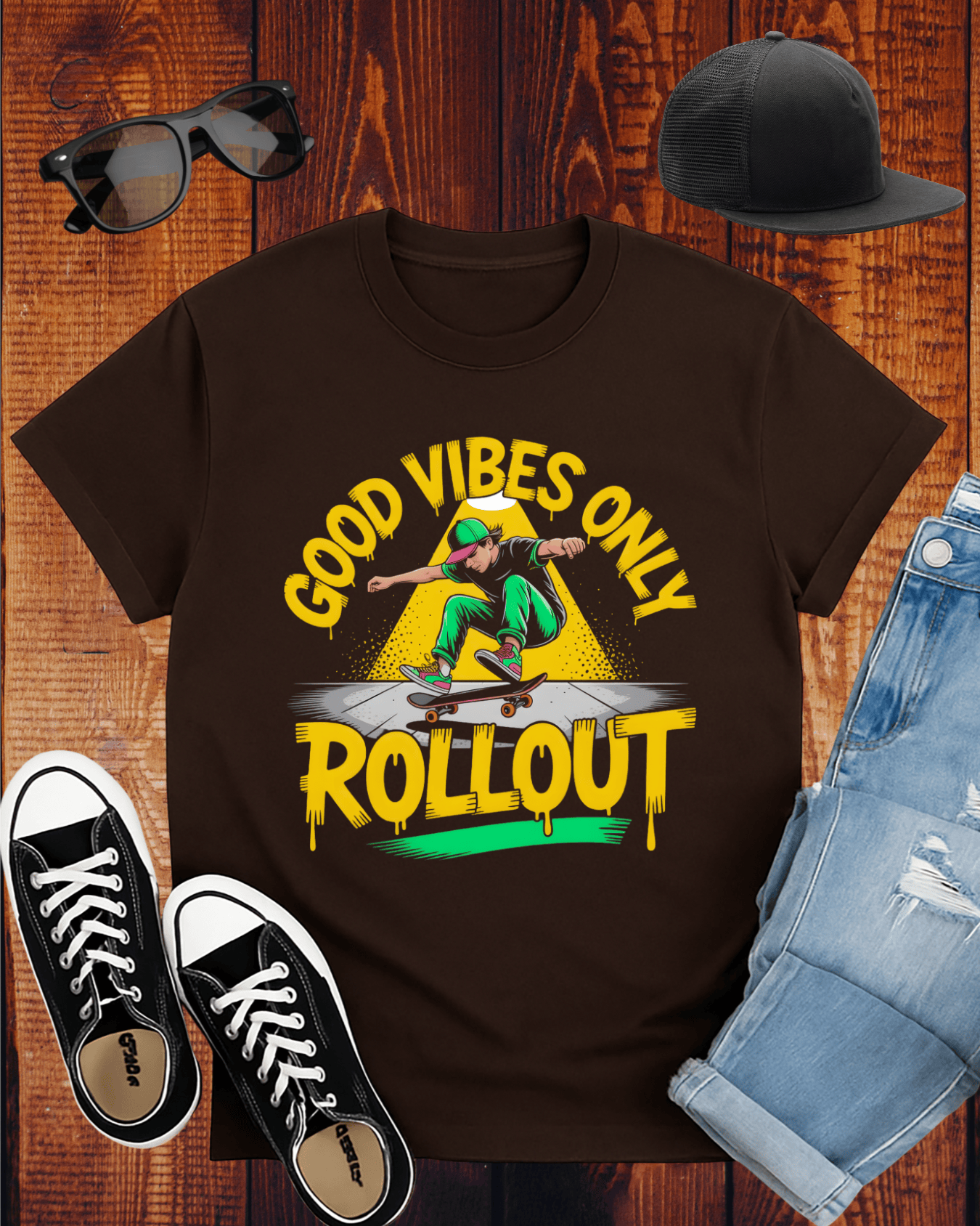 GOOD VIBES ONLY ROLLOUT T-Shirt