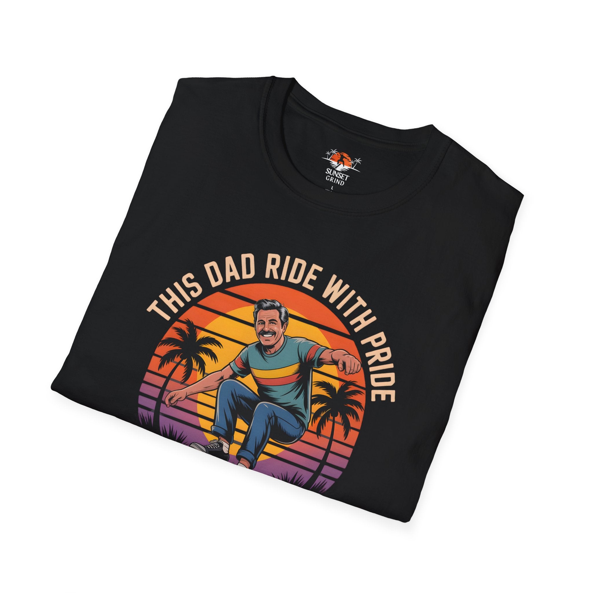 THIS DAD RIDE WITH PRIDE 2 T-Shirt