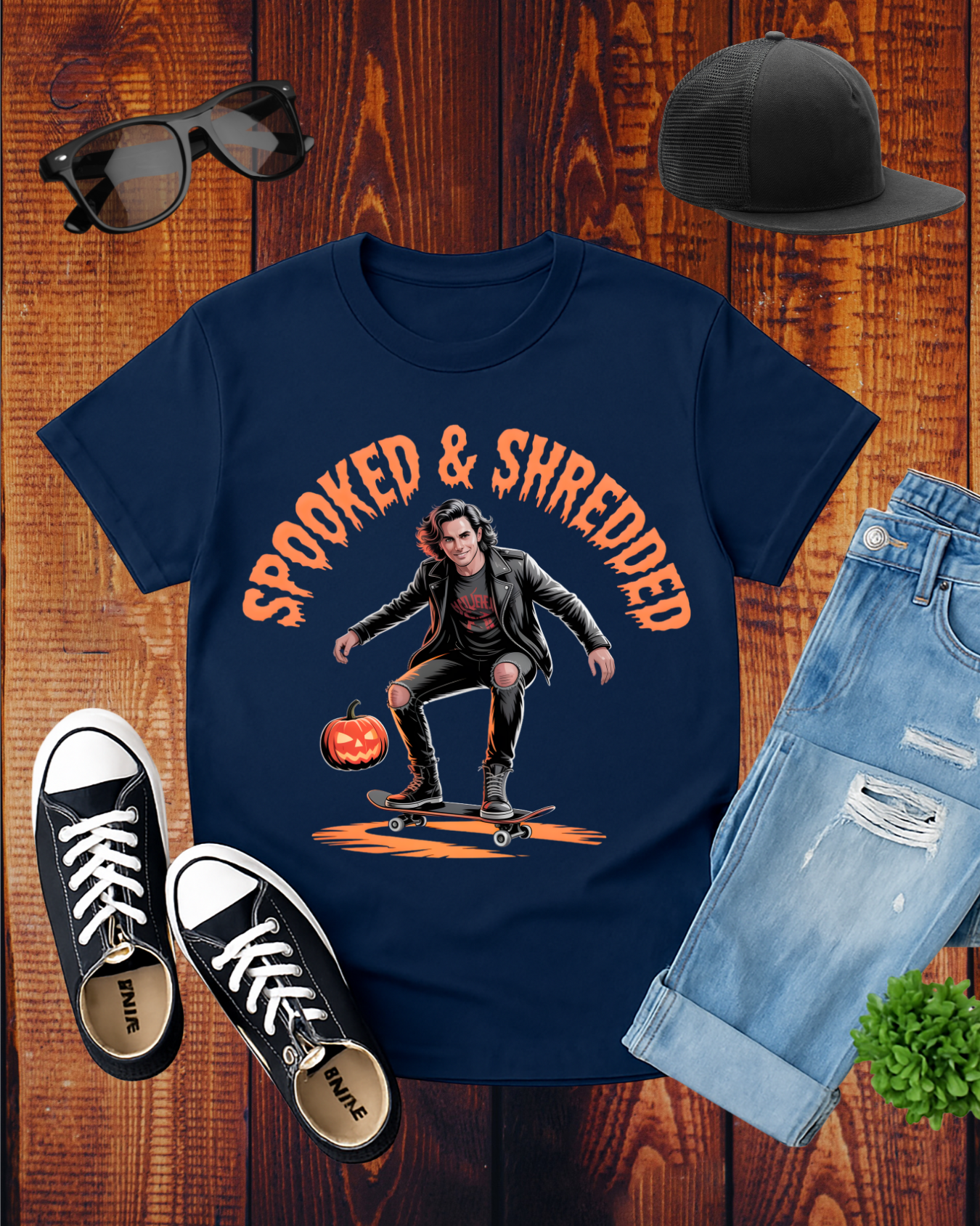 SPOOKED & SHREDDED MEN 3 T-Shirt