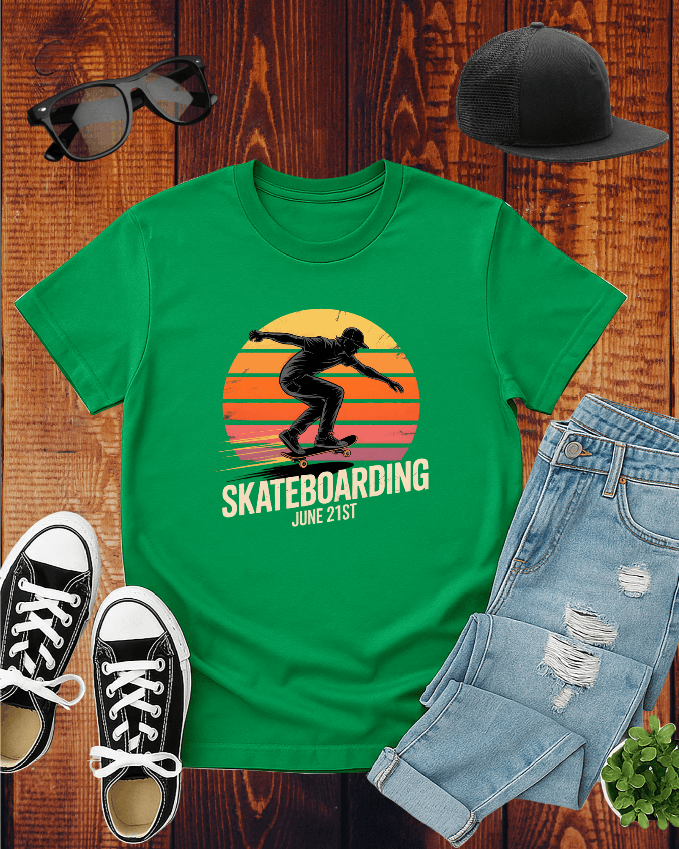 SKATEBOARDING JUNE 21ST T-Shirt