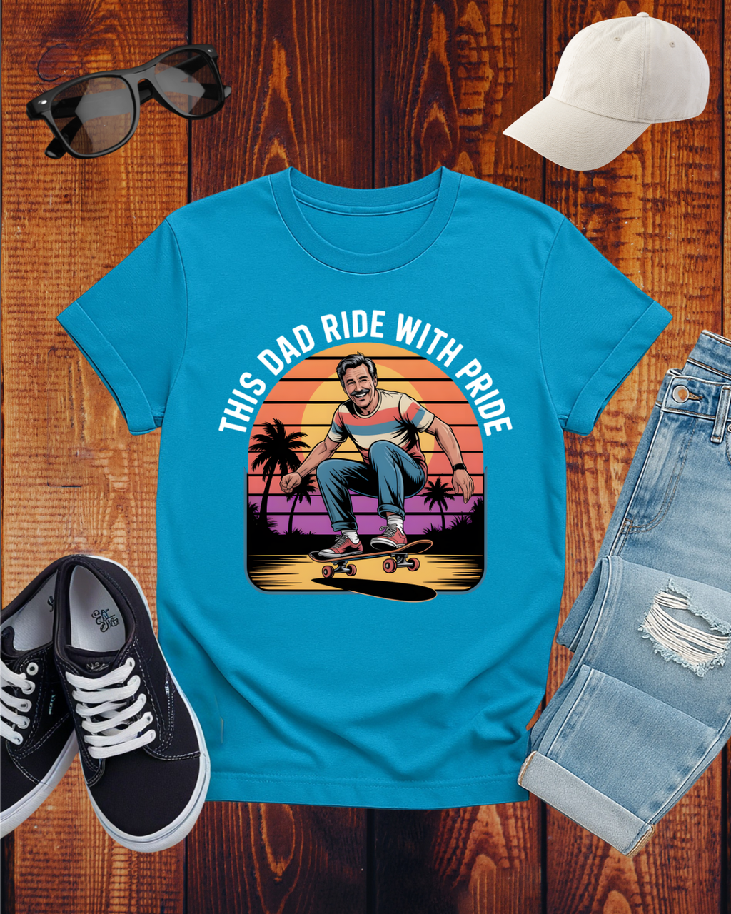 THIS DAD RIDE WITH PRIDE T-Shirt