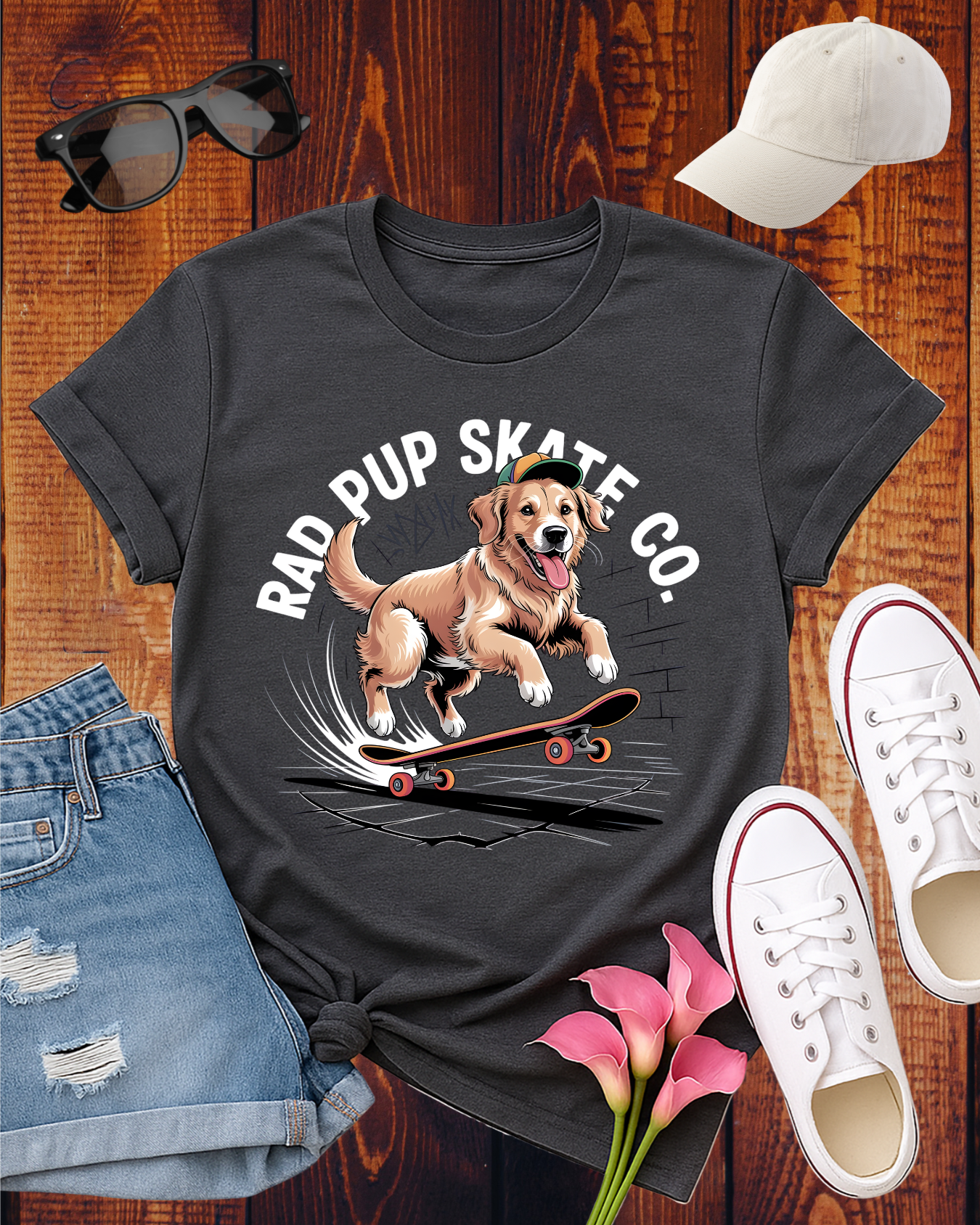 RAD PUP SKATE CO T-Shirt