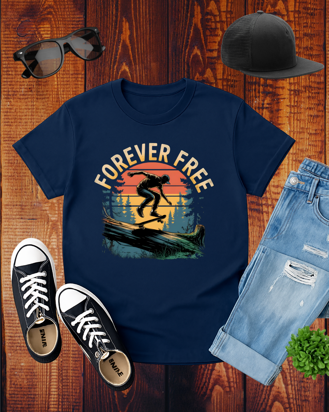 FOREVER SKATE FREE T-Shirt