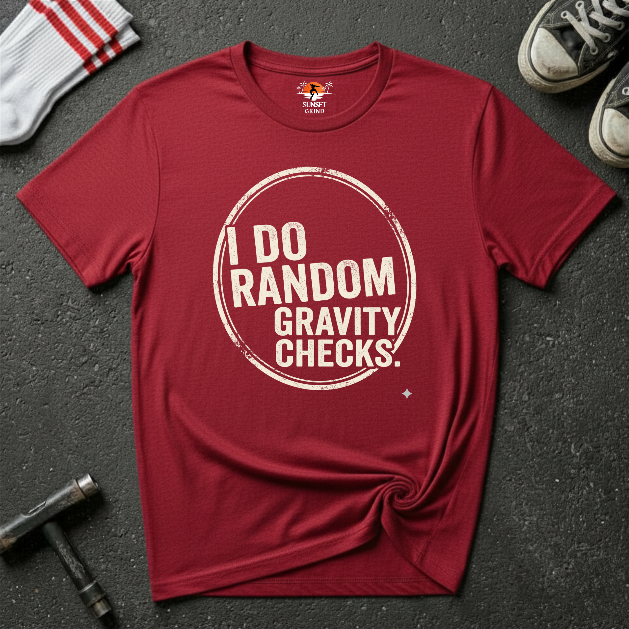 GRAVITY CHECKS-CIRCLE T-Shirt