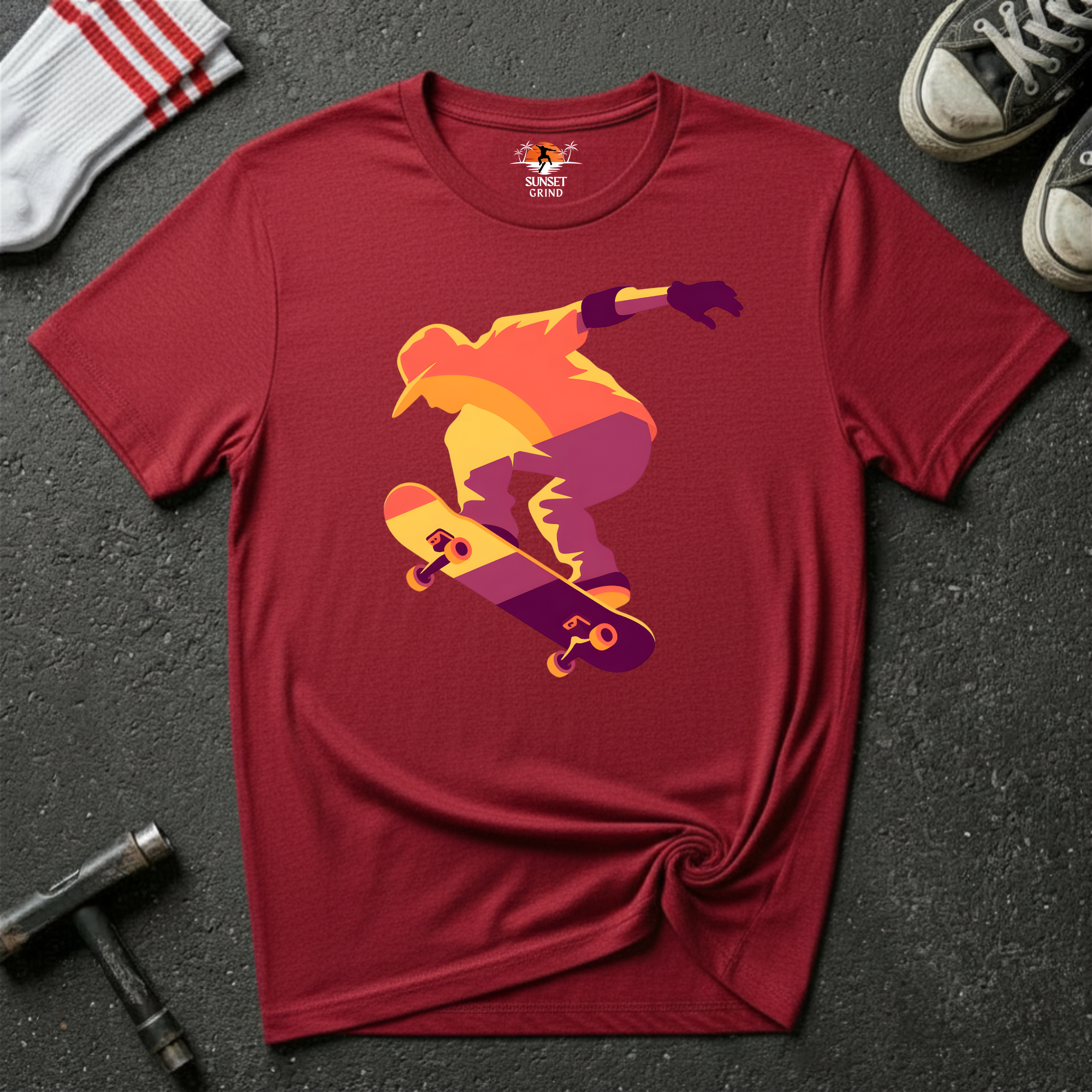 SUNSET SKATER T-Shirt