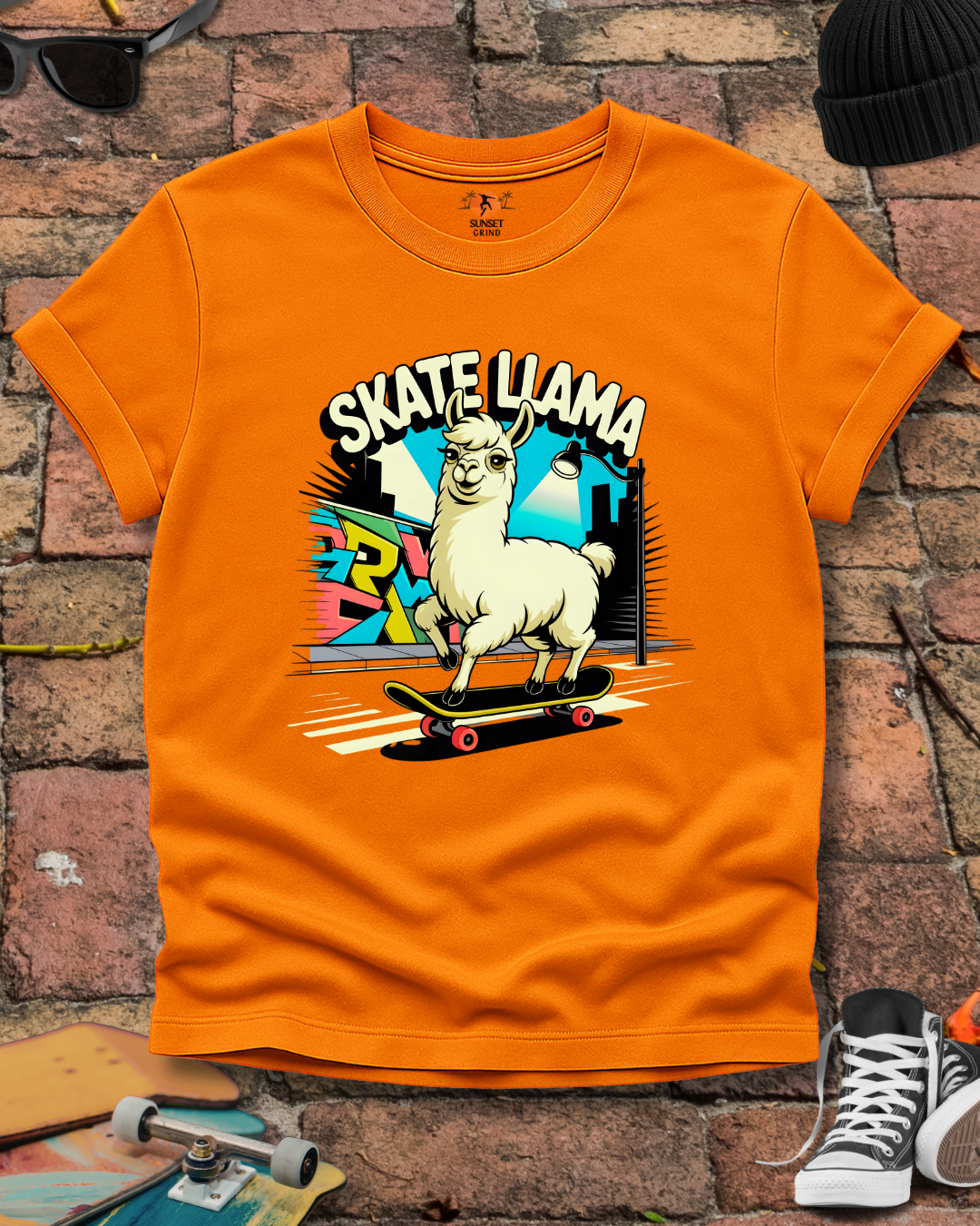 SKATE LLAMA T-Shirt