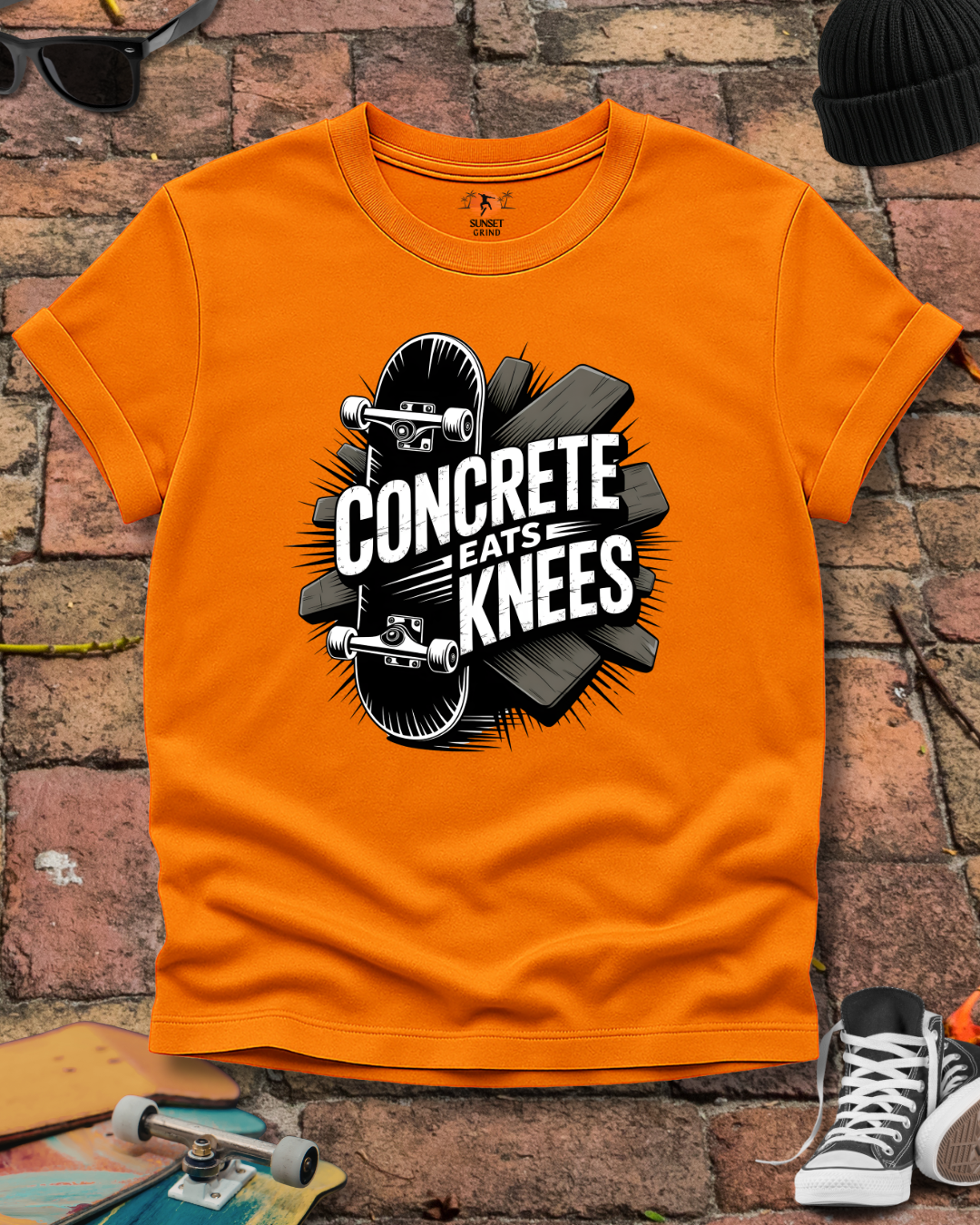 Concrete Eats Knees T-Shirt