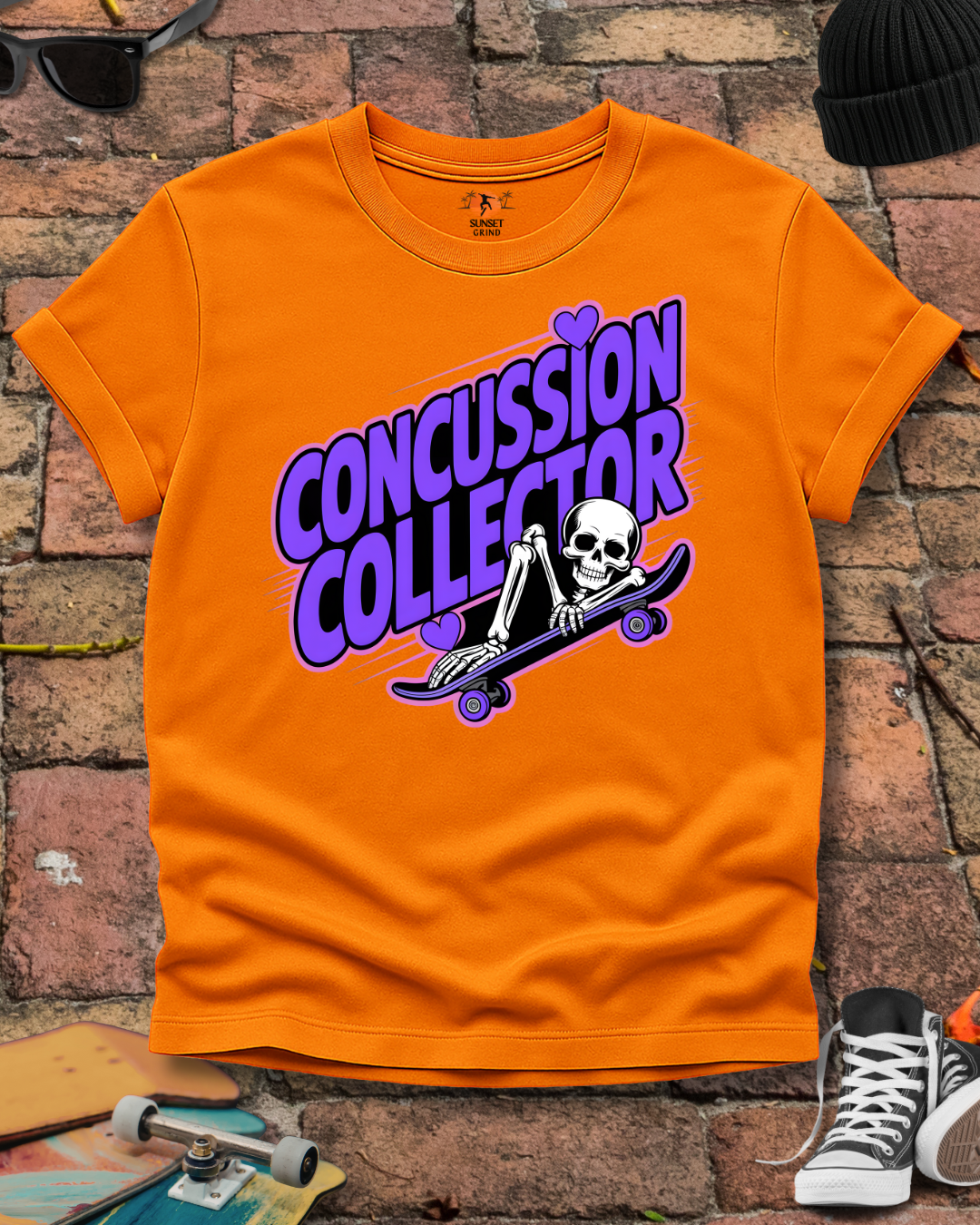 CONCUSSION COLLECTOR PURPLE T-Shirt