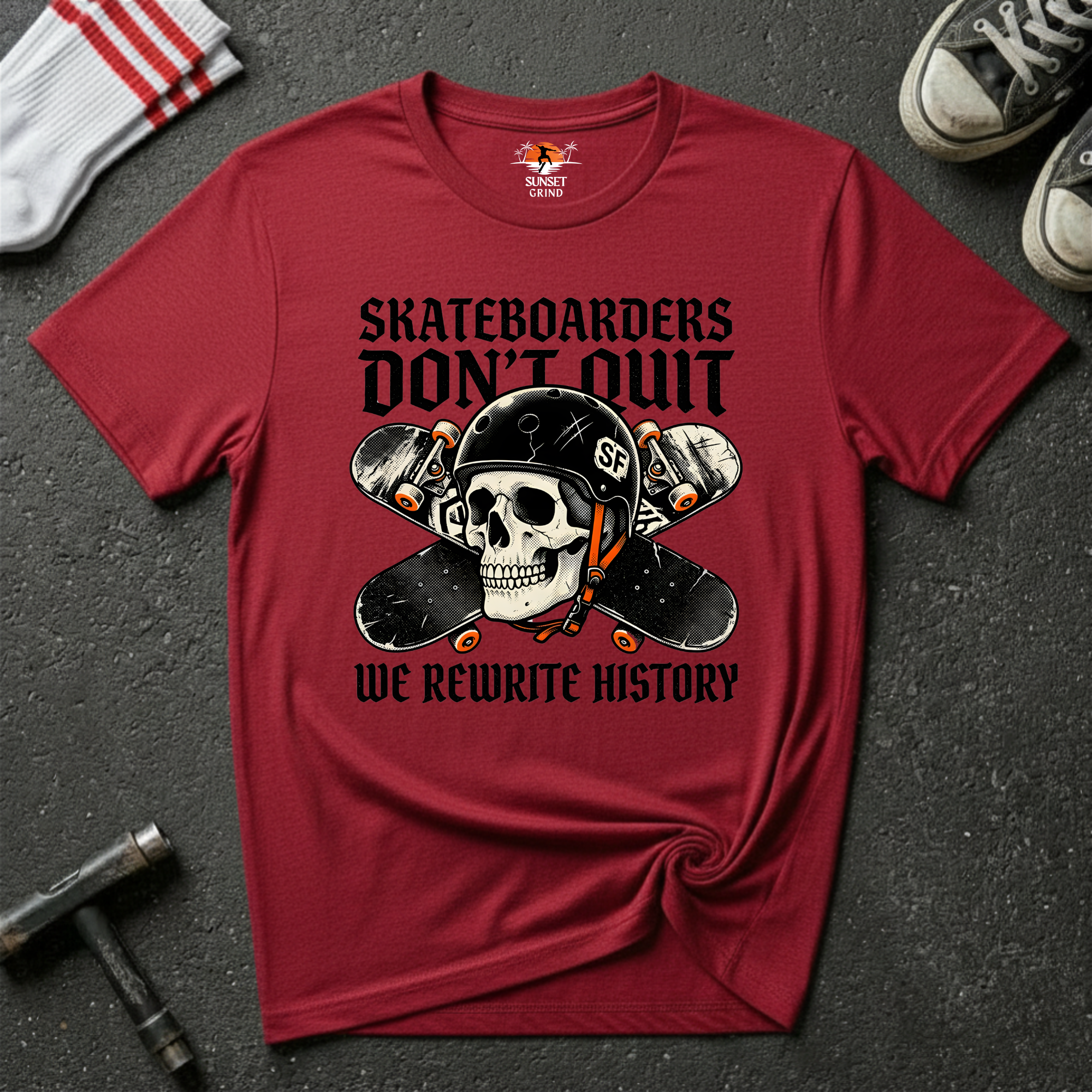 SKATEBOARDERS DON'T QUIT T-Shirt