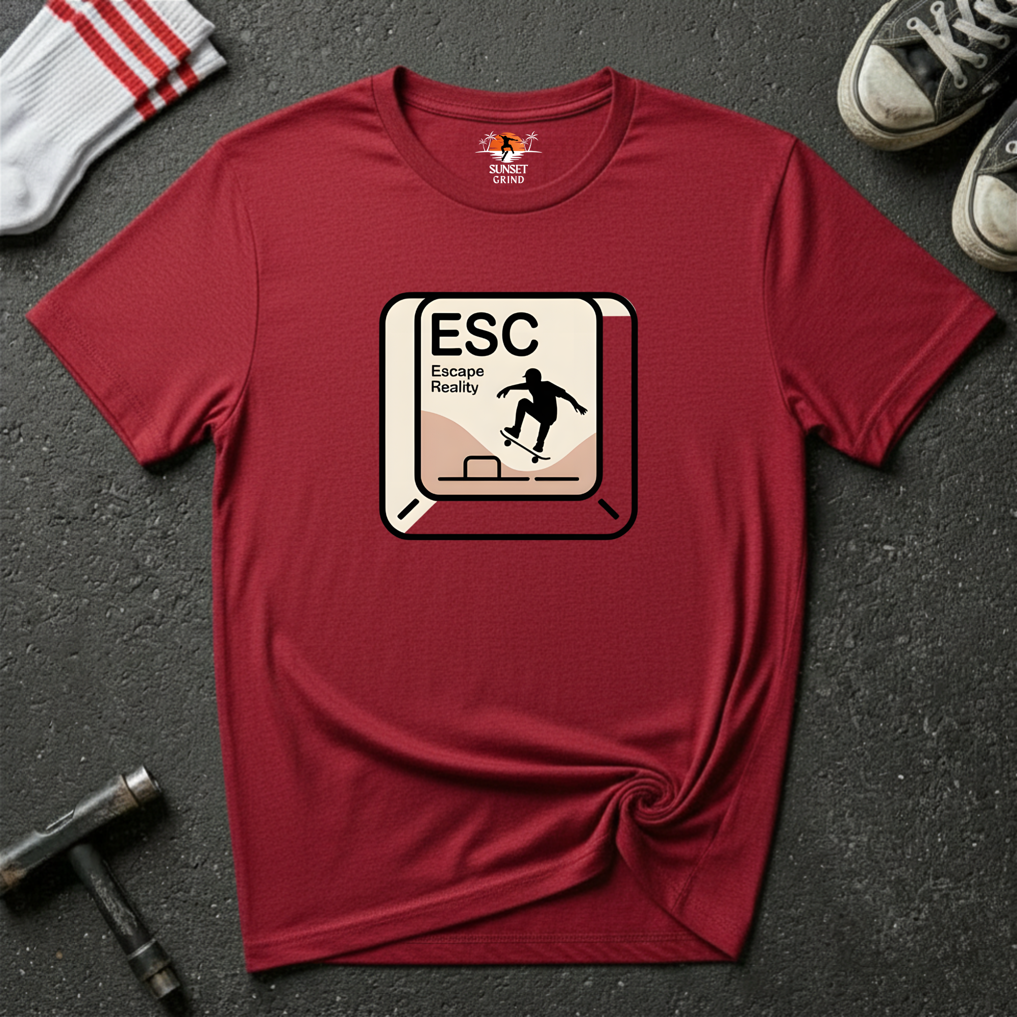 ESCAPE BUTTON T-Shirt