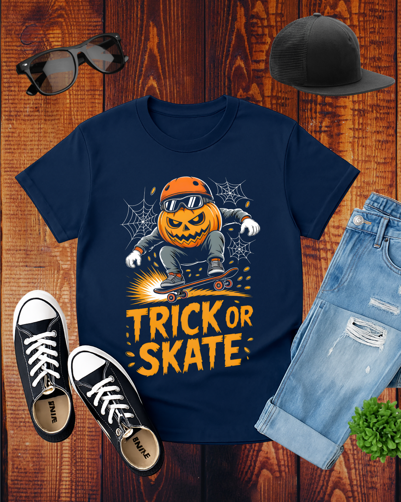 TRICK OR SKATE T-Shirt