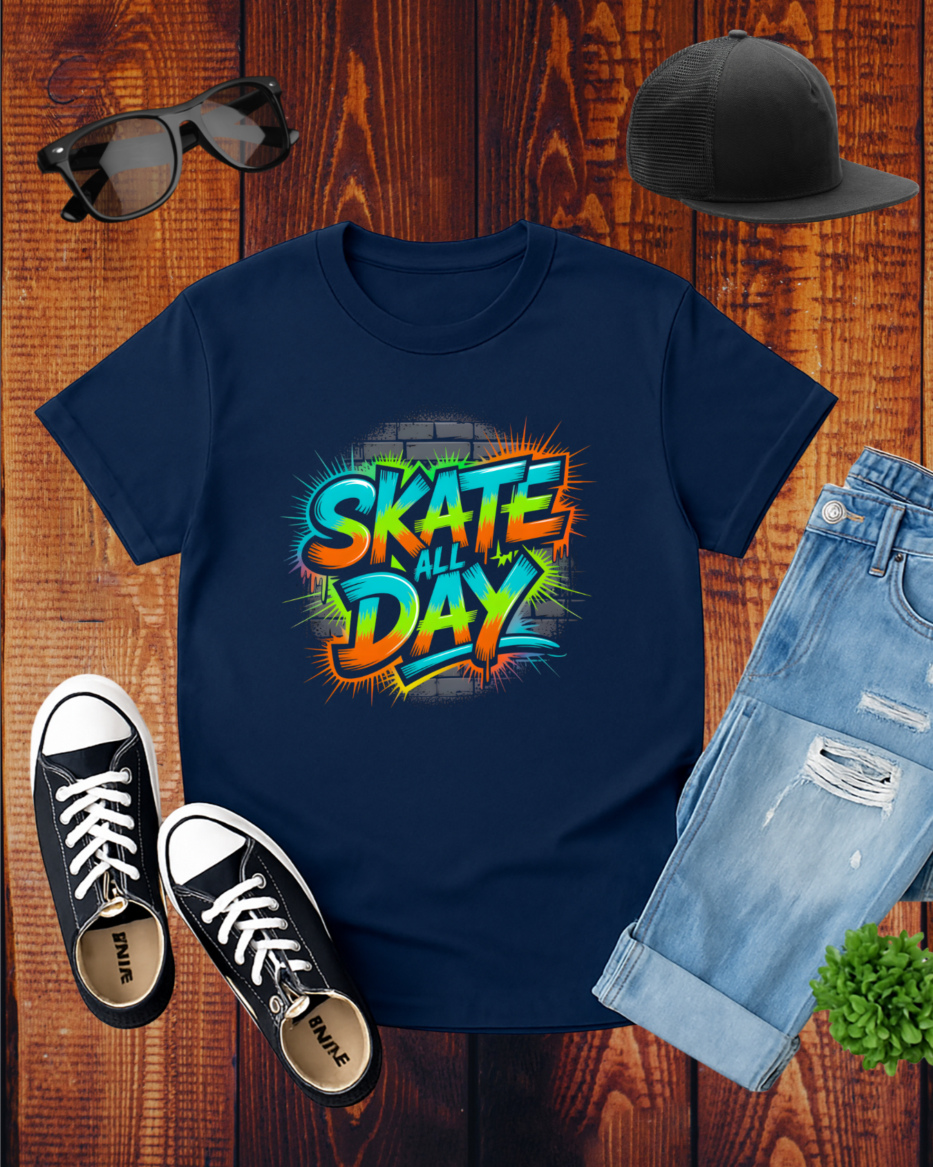 SKATE ALL DAY 2 T-Shirt