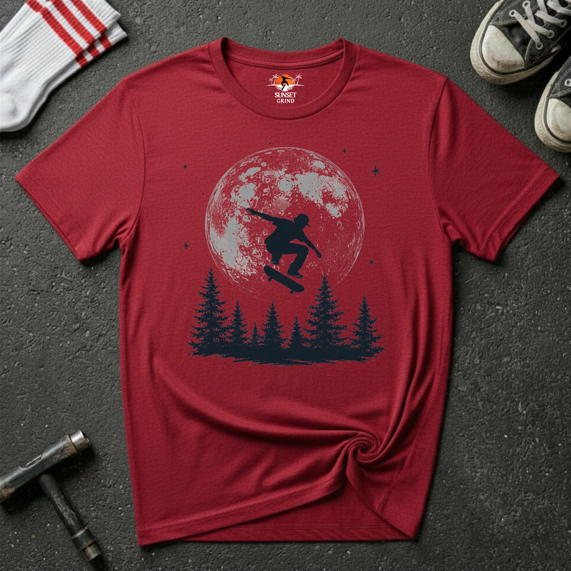 MOON SKATER T-Shirt
