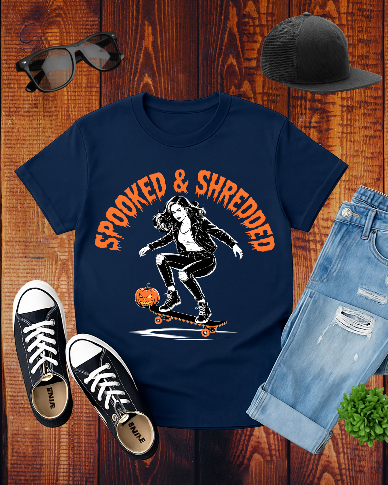 SPOOKED & SHREDDED WOMAN T-Shirt