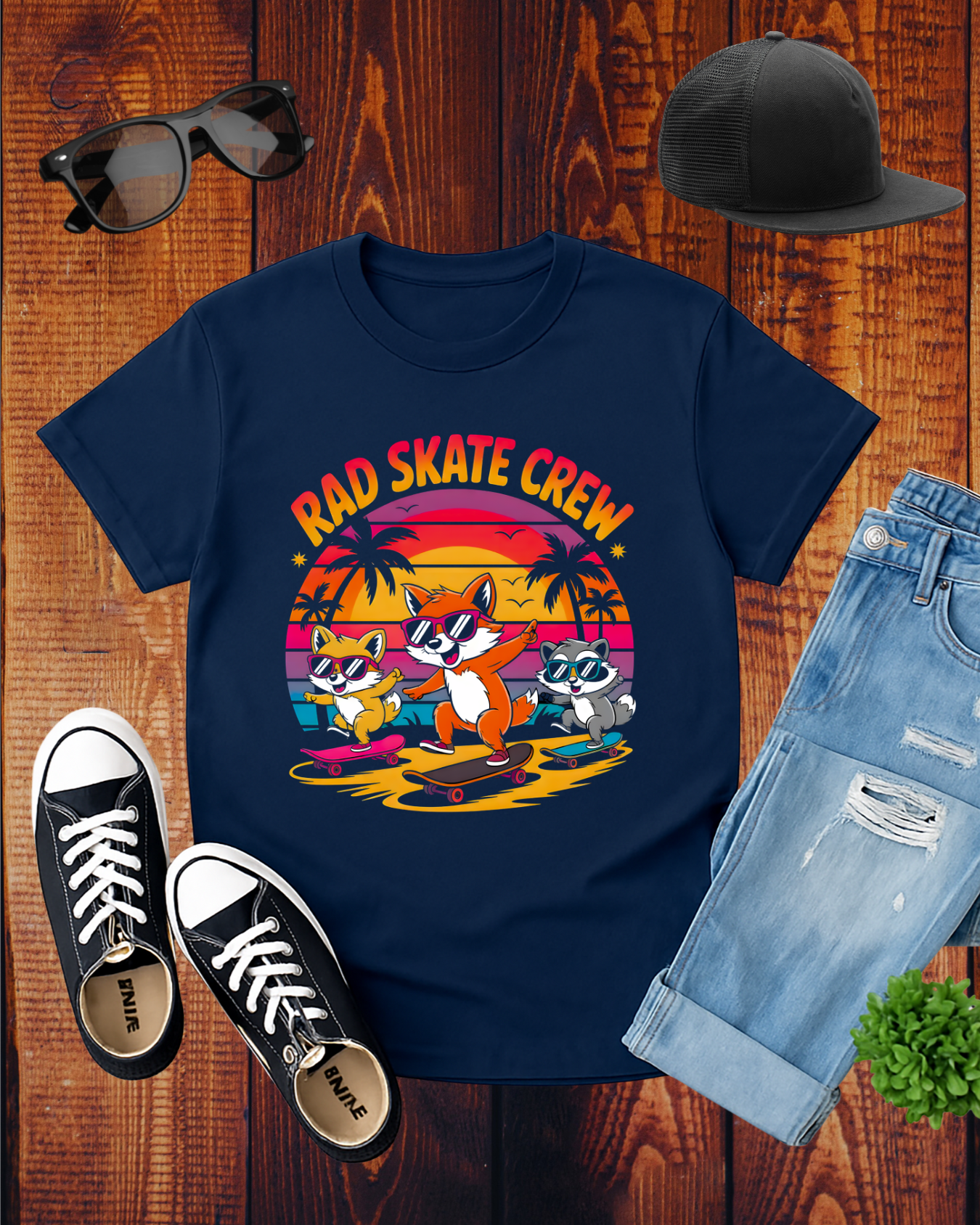 RAD SKATE CREW T-Shirt