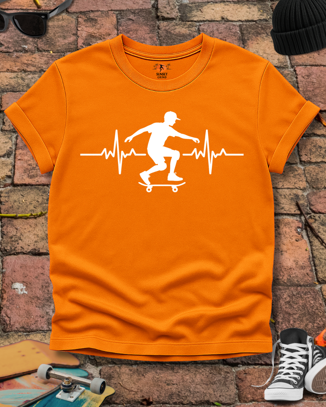 SKATEBOARDING CARDIOGRAM T-Shirt