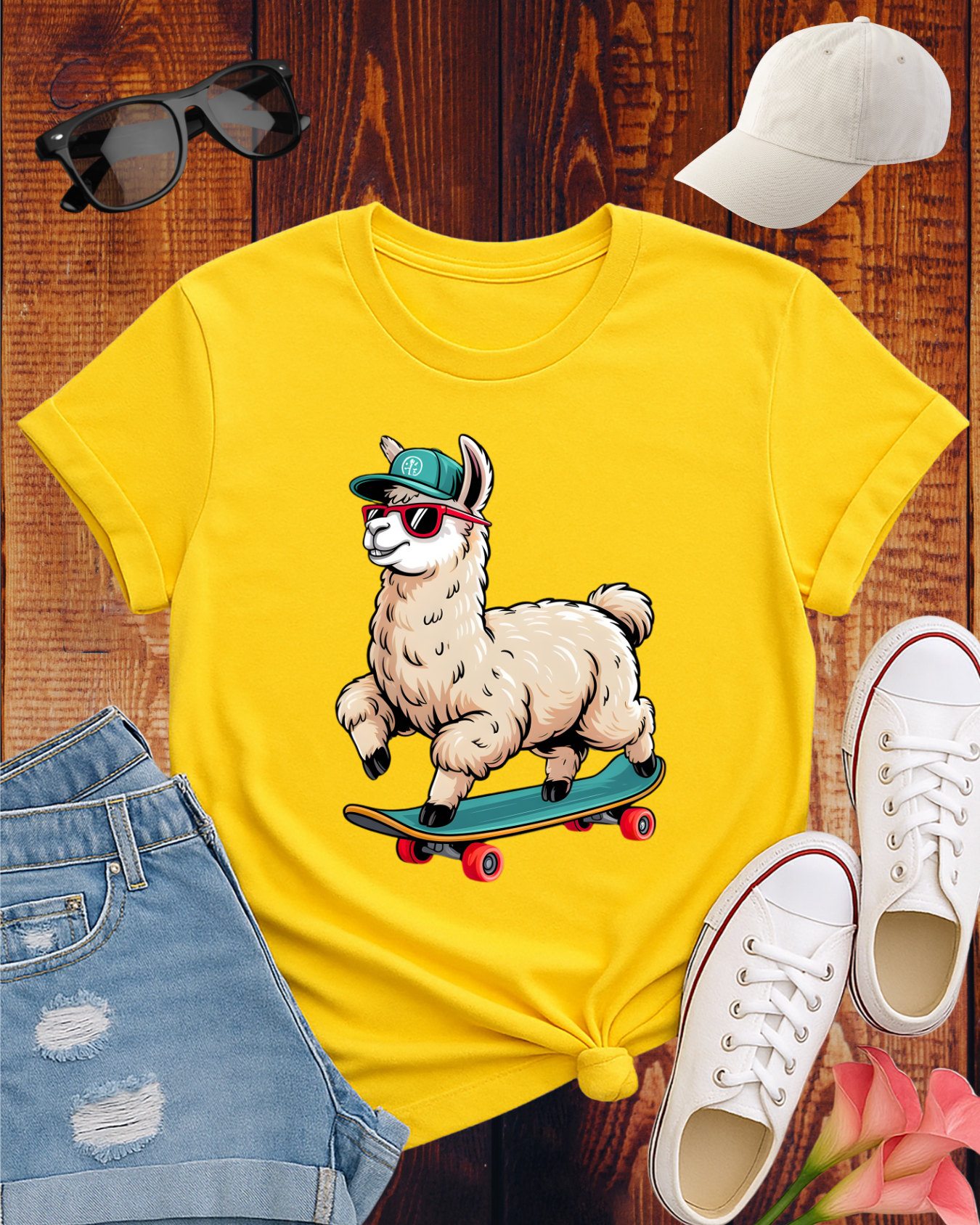 STOKED LLAMA T-Shirt