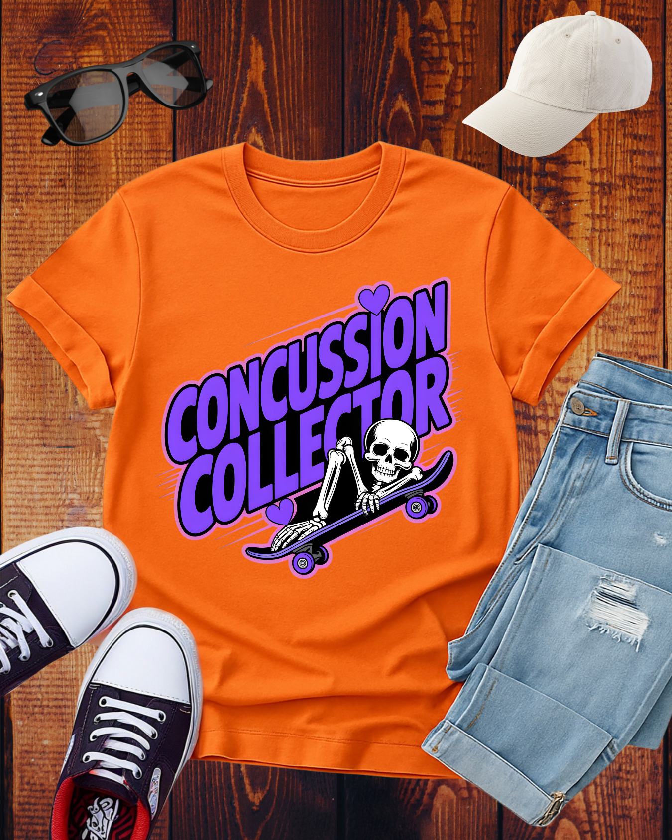 CONCUSSION COLLECTOR PURPLE T-Shirt