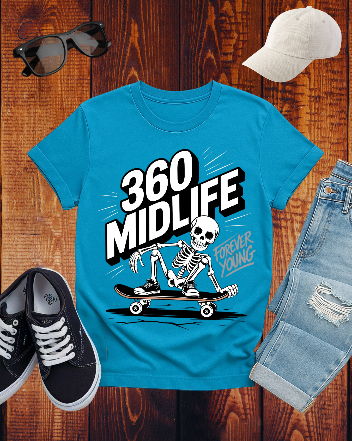360 MIDLIFE FOREVER YOUNG T-Shirt