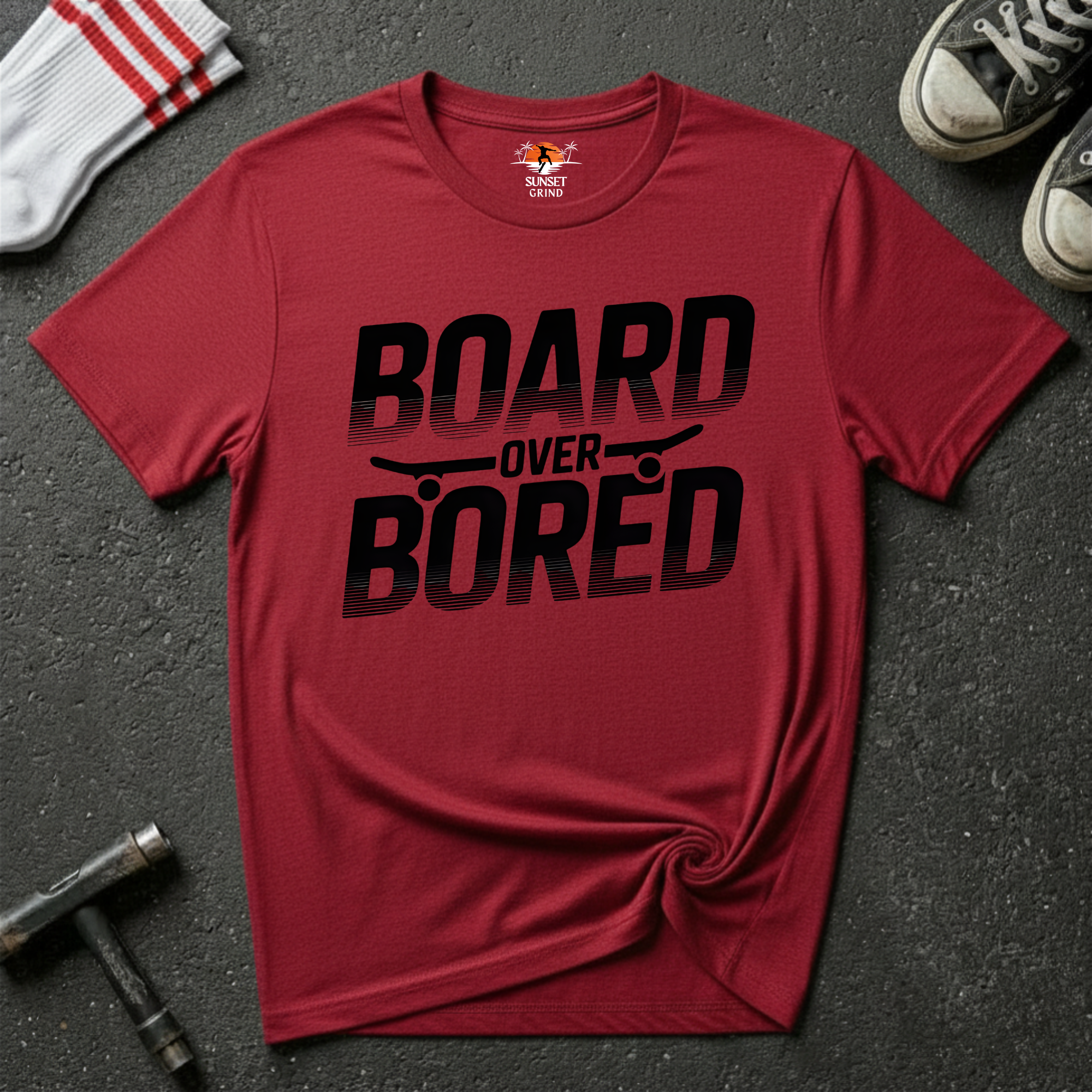 BOARD OVER BORED T-Shirt