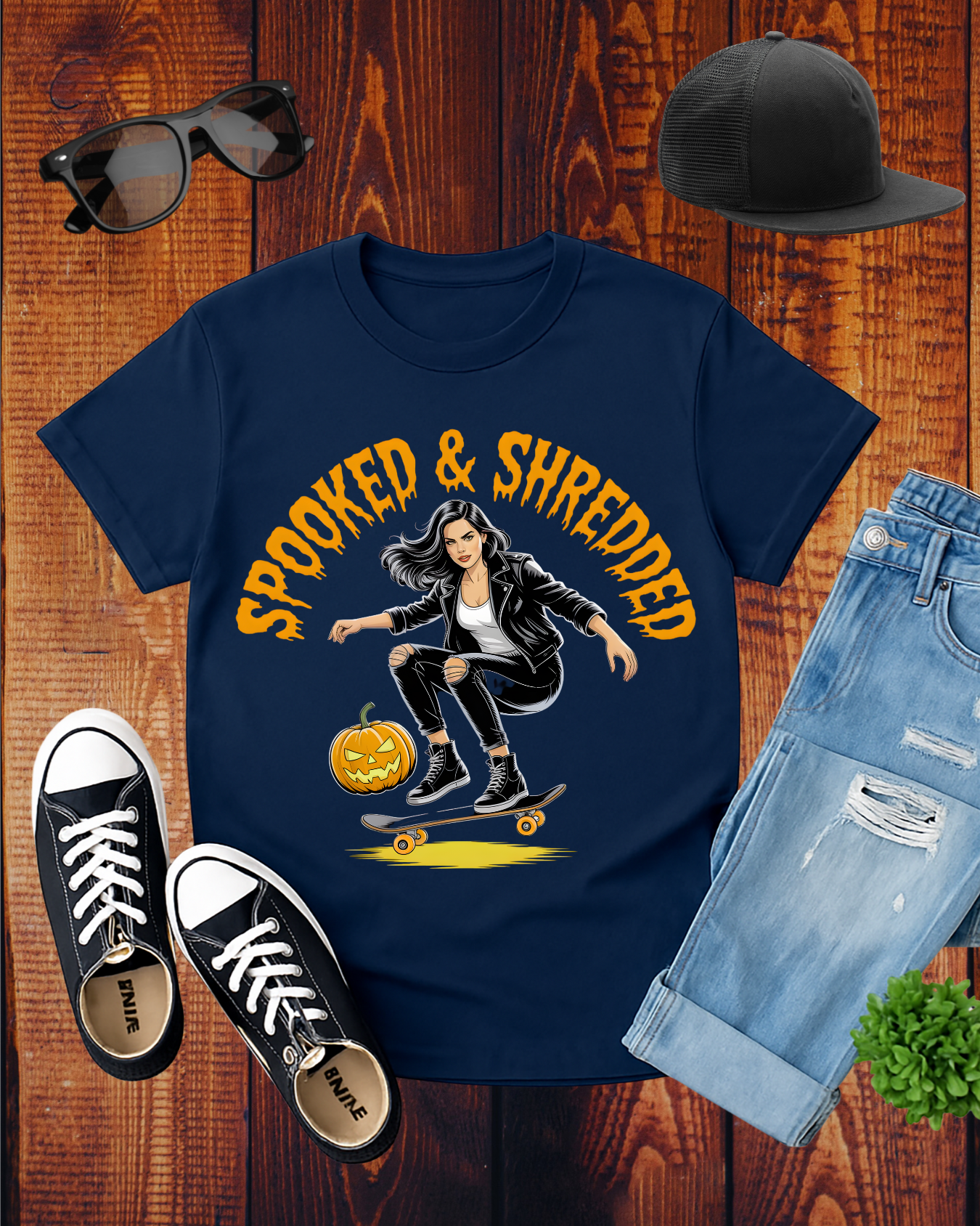 SPOOKED & SHREDDED WOMAN 2 T-Shirt