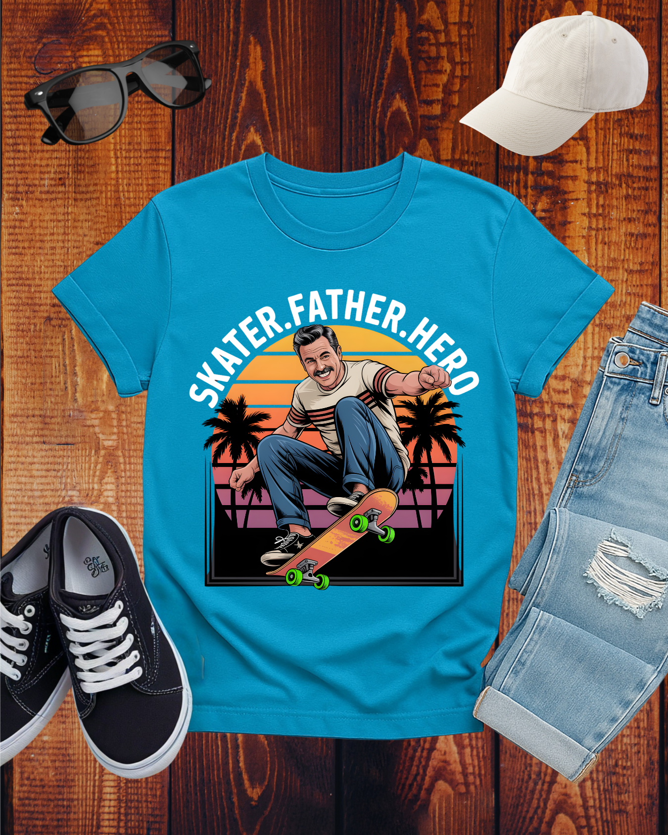 SKATER.FATHER.HERO T-Shirt