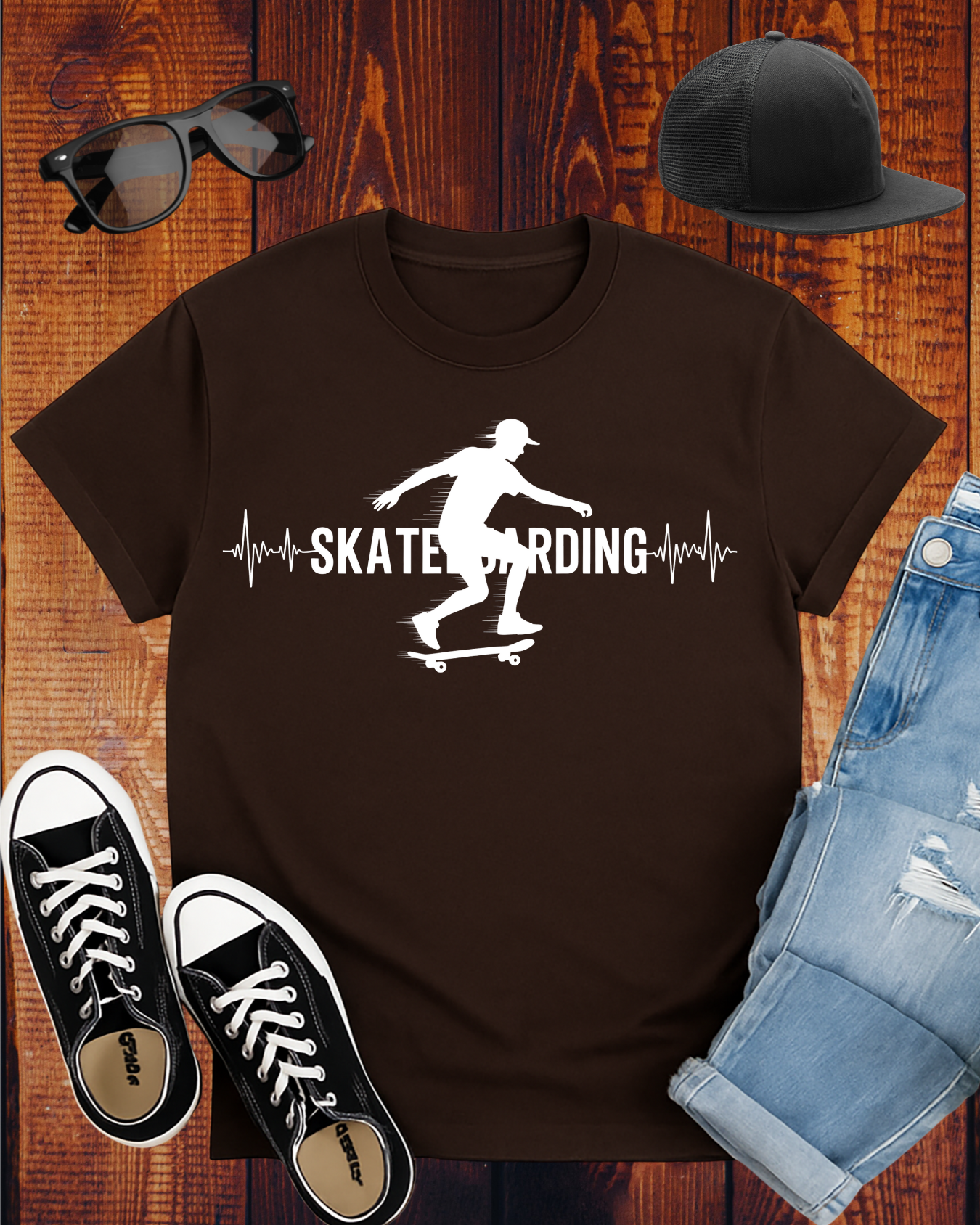 SKATER CARDIOGRAM T-Shirt
