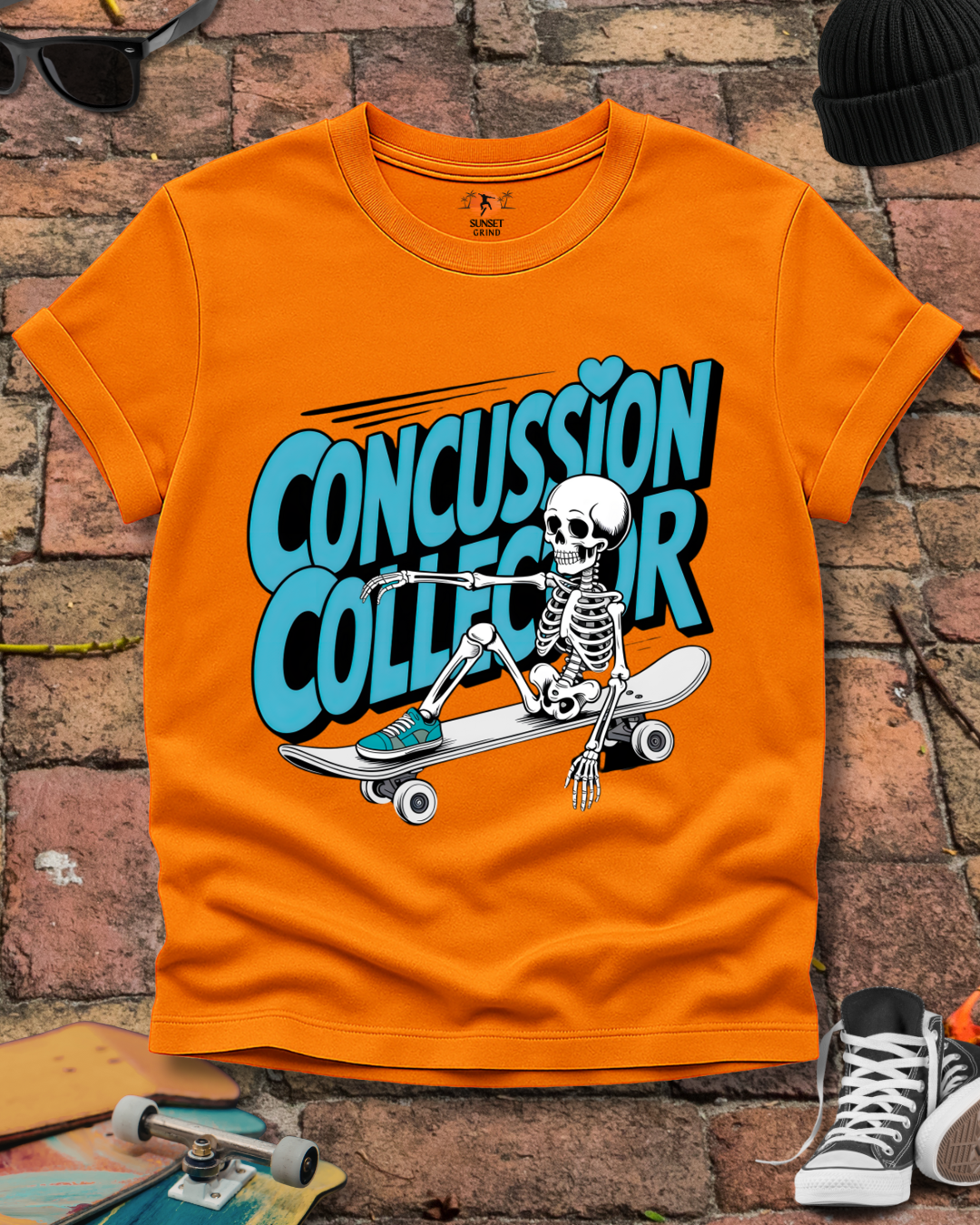 CONCUSSION COLLECTOR TURQUOISE T-Shirt