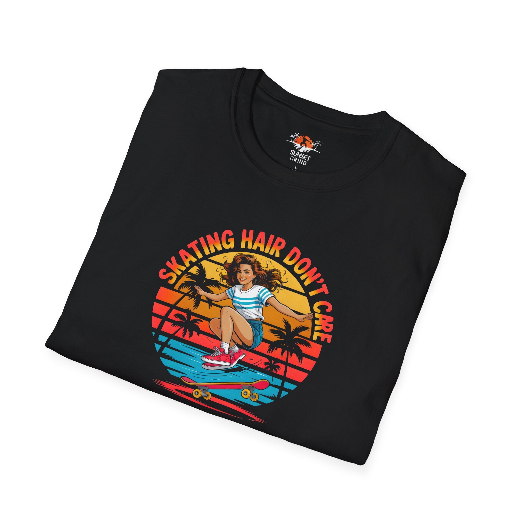SKATING HAIR DON'T CARE T-Shirt
