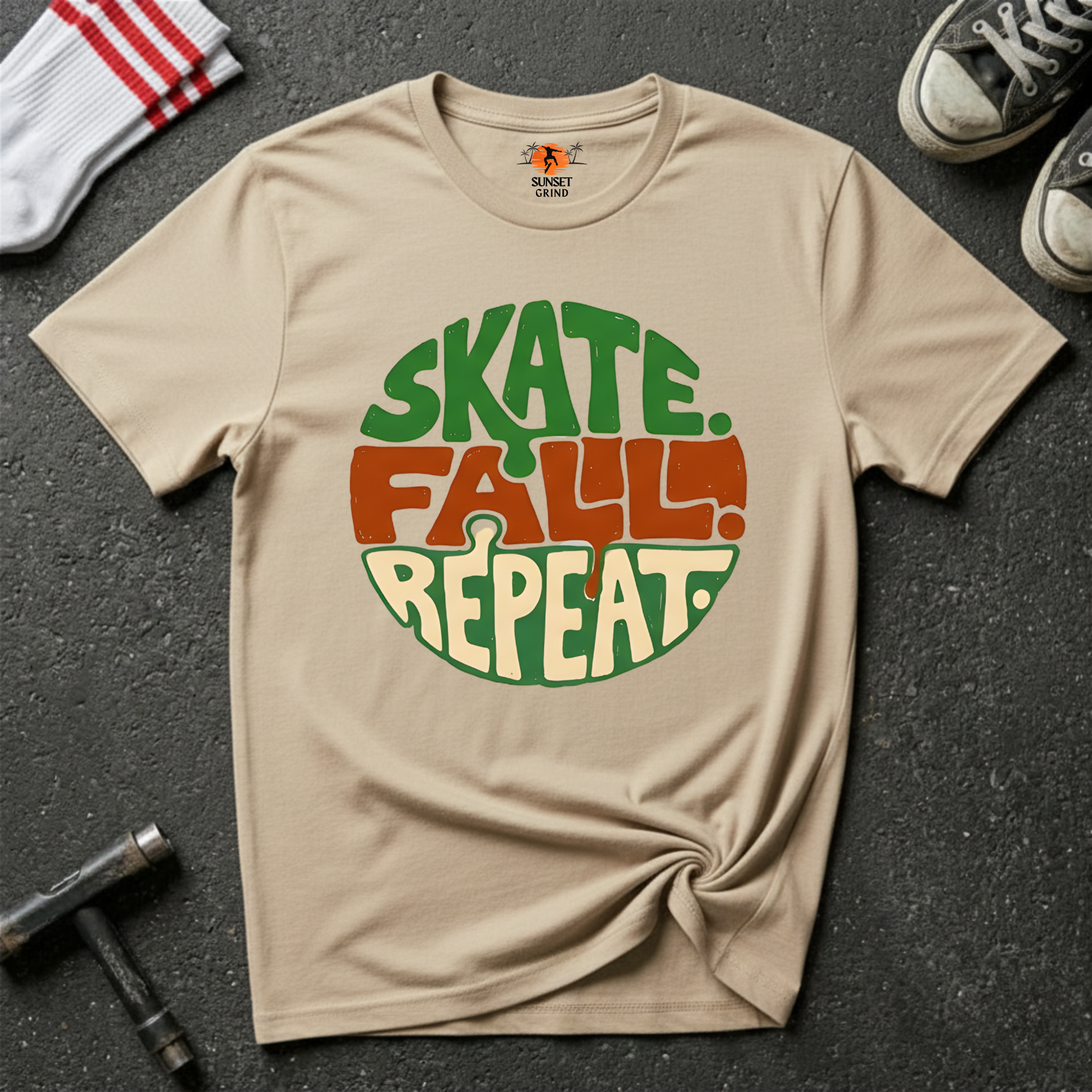 SKATE.FALL.REPEAT. T-Shirt
