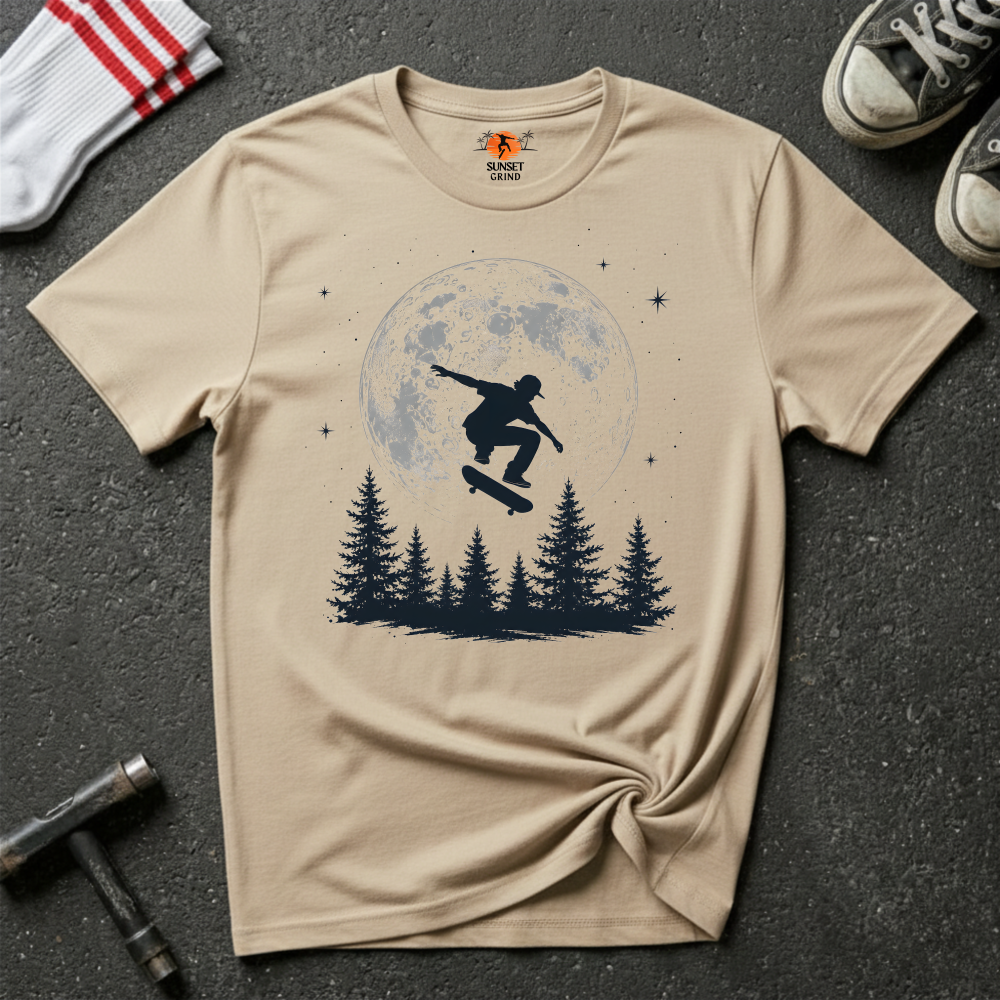 MOON SKATER T-Shirt