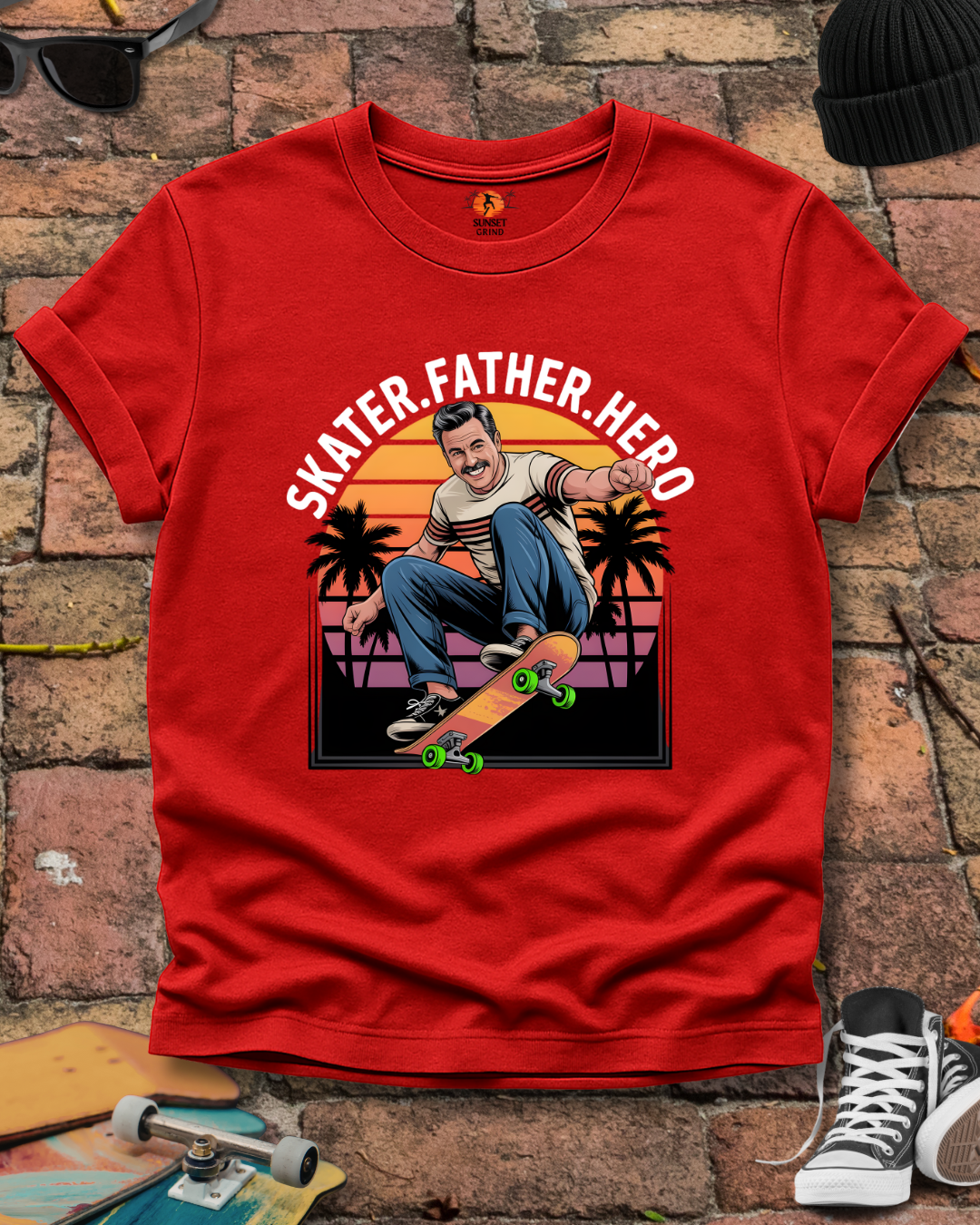 SKATER.FATHER.HERO T-Shirt